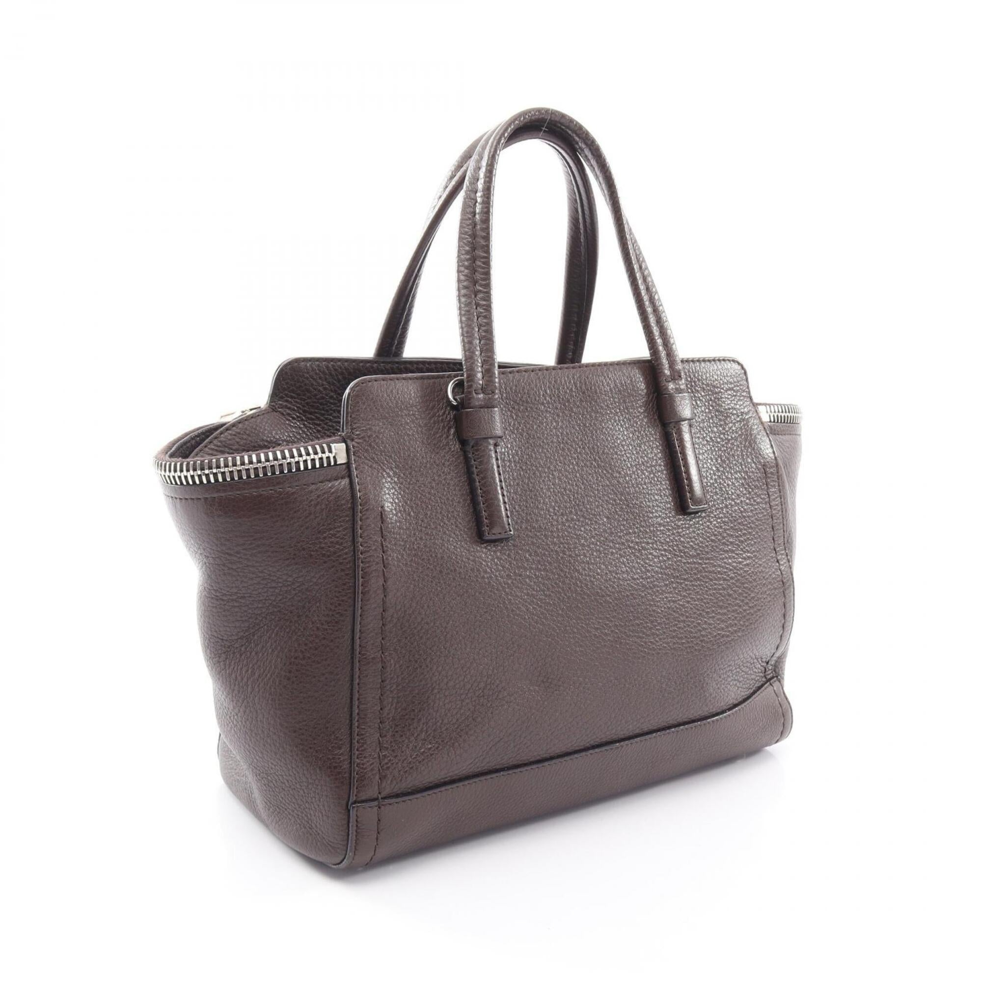 Salvatore Ferragamo Brown Leather Handbag (Pre-Owned)