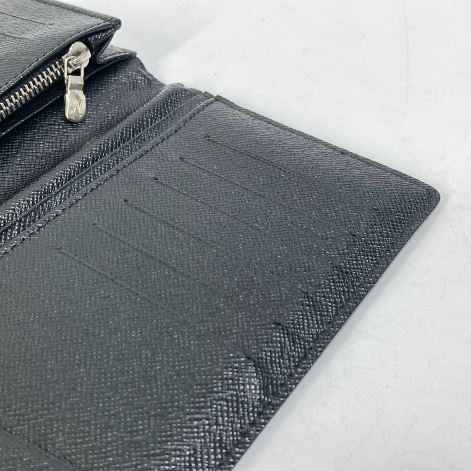 Louis Vuitton Damier Graphite Black Damier Graphite Long Wallet (Bi-Fold) (Pre-Owned)