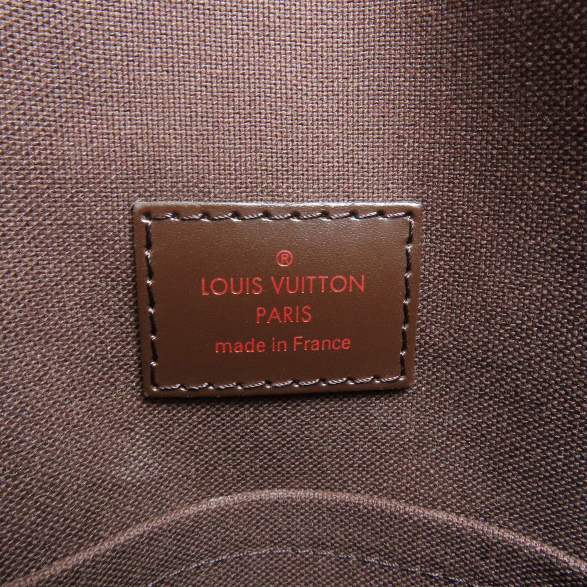 Louis Vuitton Damier Canvas Ebene Damier Canvas Shoulder Bag (Pre-Owned)