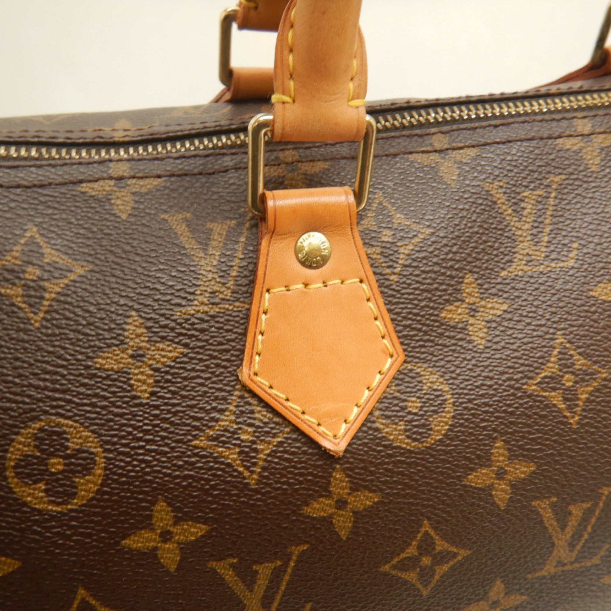 Louis Vuitton Brown Monogram Canvas Boston Bag Handbag (Pre-Owned)