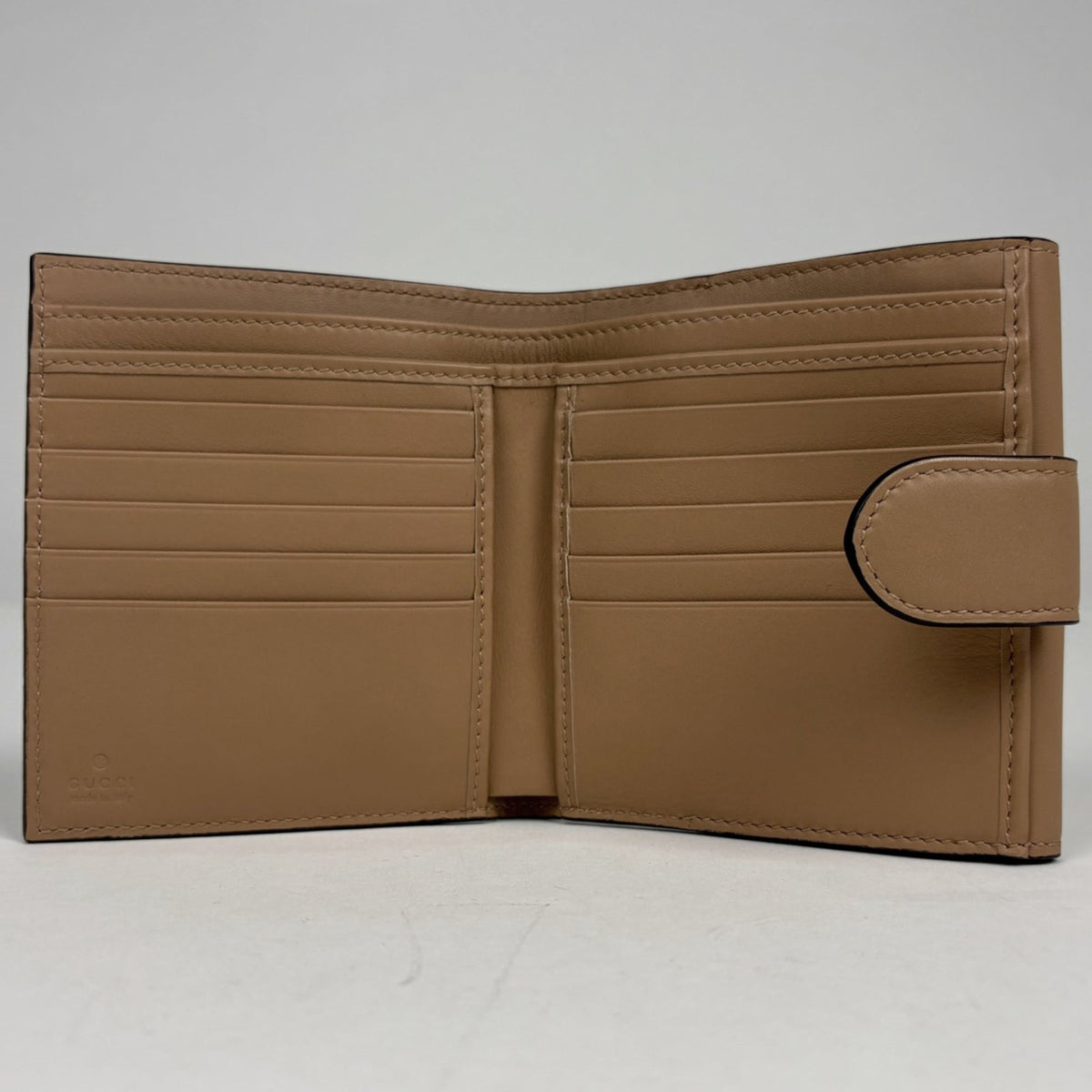 Gucci Brown Leather Wallet (Bi-Fold) (Pre-Owned)