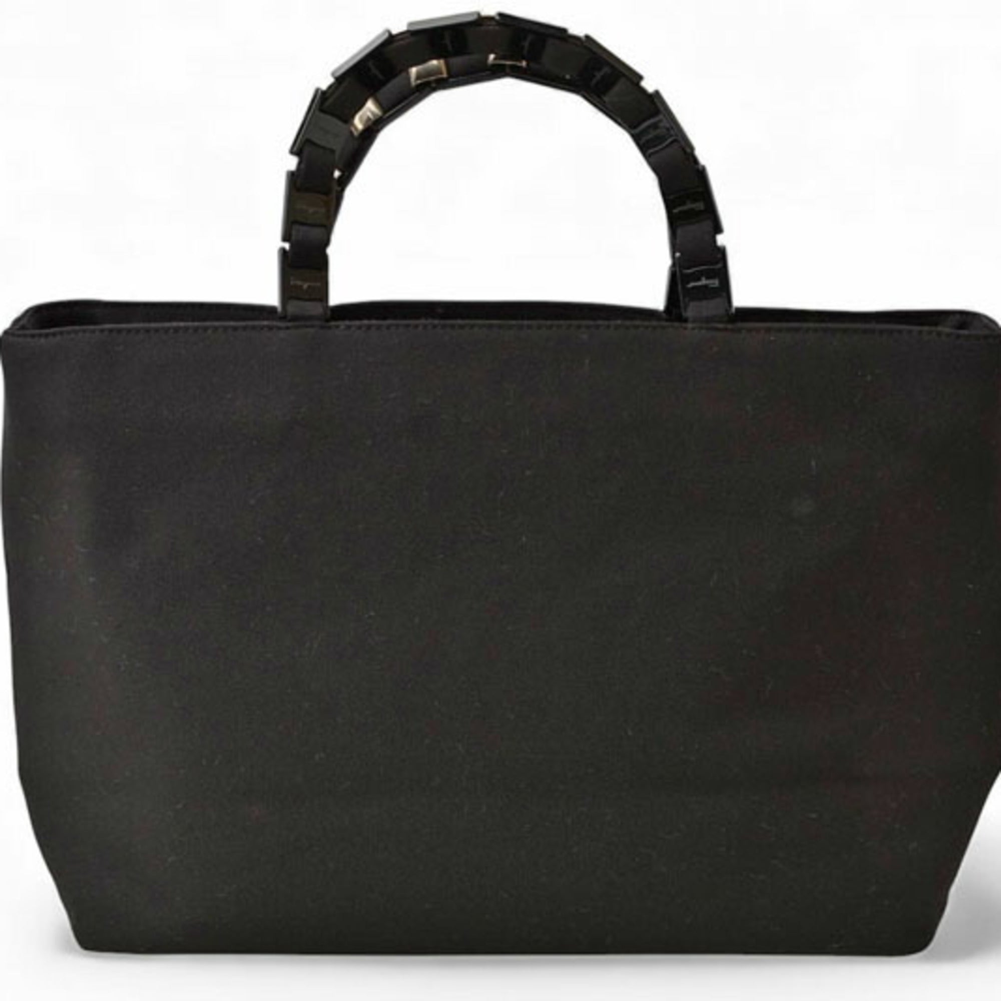 Salvatore Ferragamo Black Nylon Shoulder Bag Tote Bag (Pre-Owned)