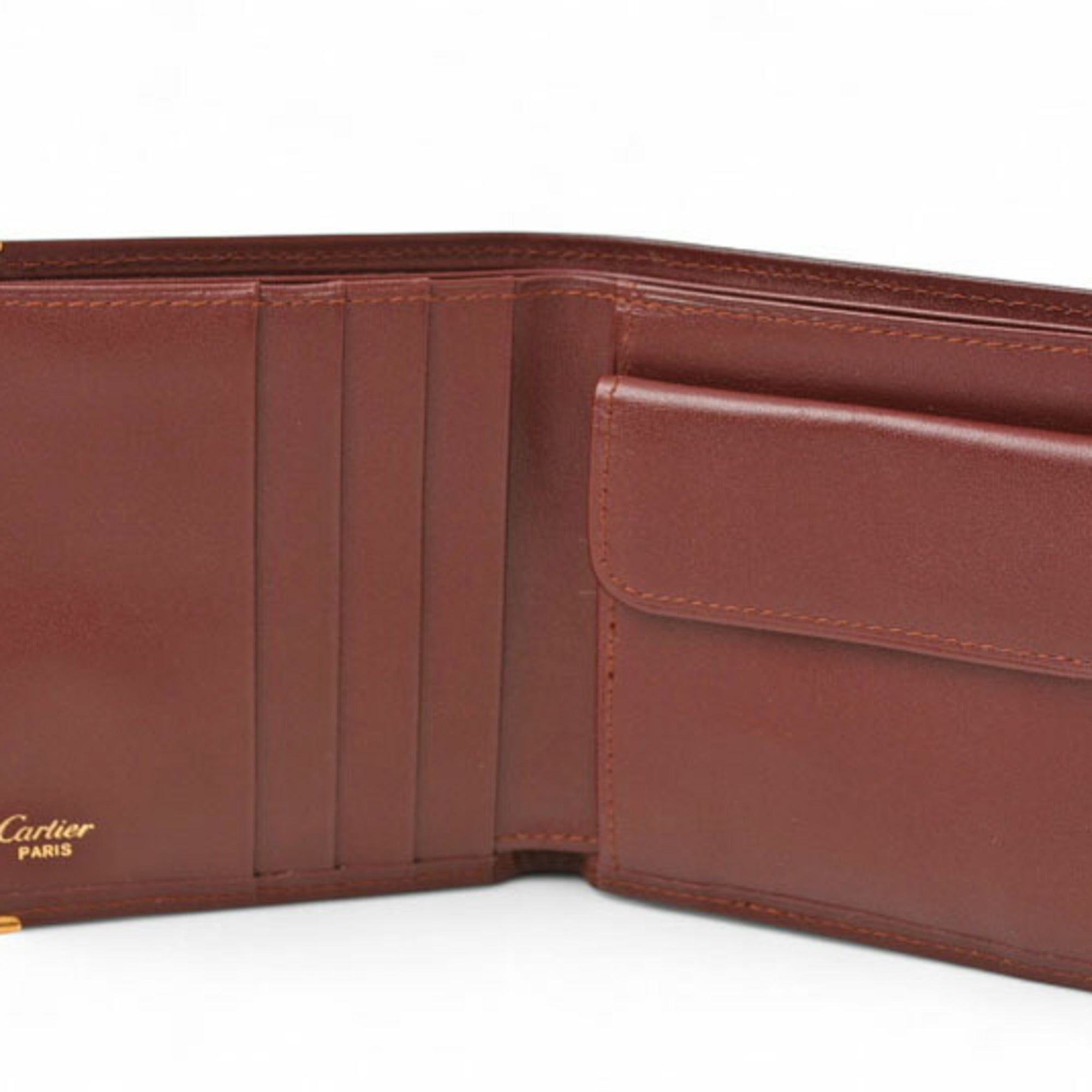 Cartier Must Bordeaux Wallet (Bi-Fold) (Pre-Owned)