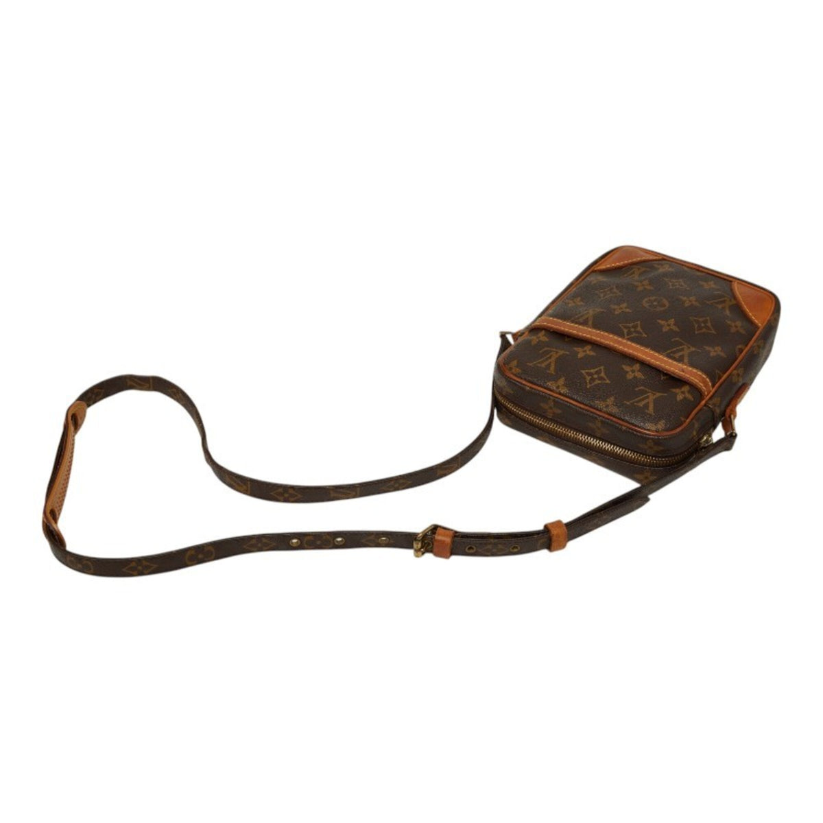 Louis Vuitton Brown Pvc Leather Shoulder Bag (Pre-Owned)