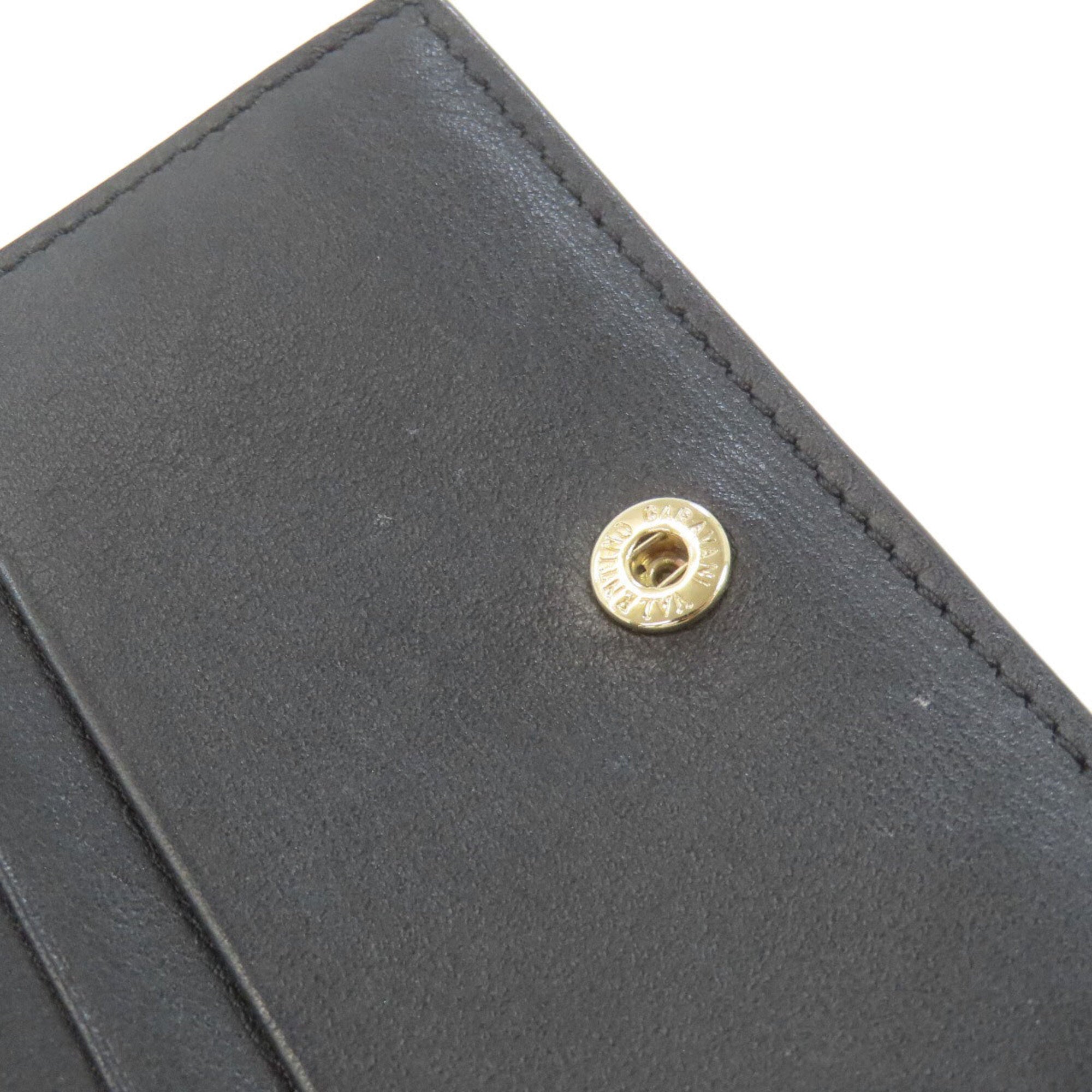 Valentino Garavani Black Leather Wallet (Bi-Fold) (Pre-Owned)
