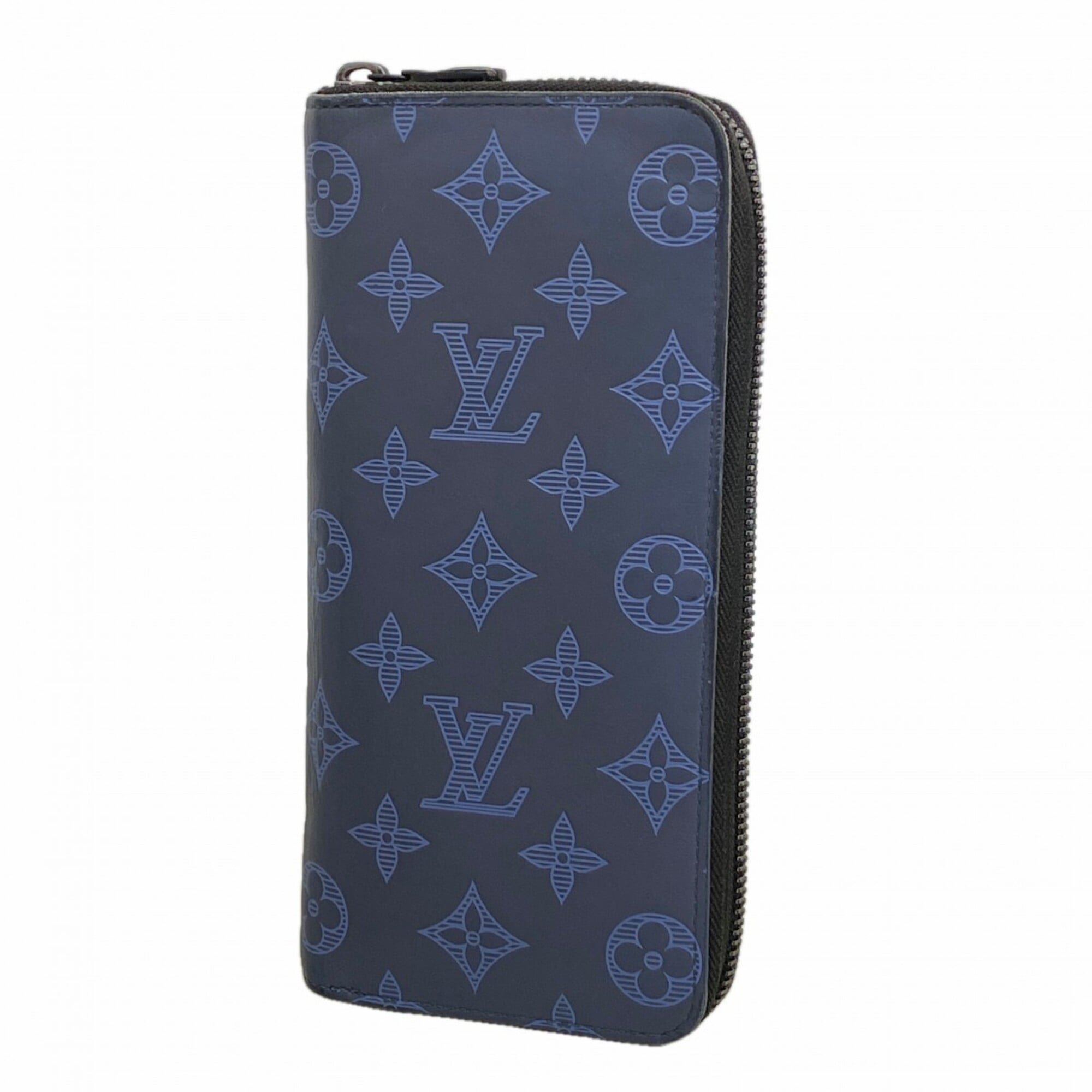 Louis Vuitton Navy Long Wallet (Bi-Fold) (Pre-Owned)