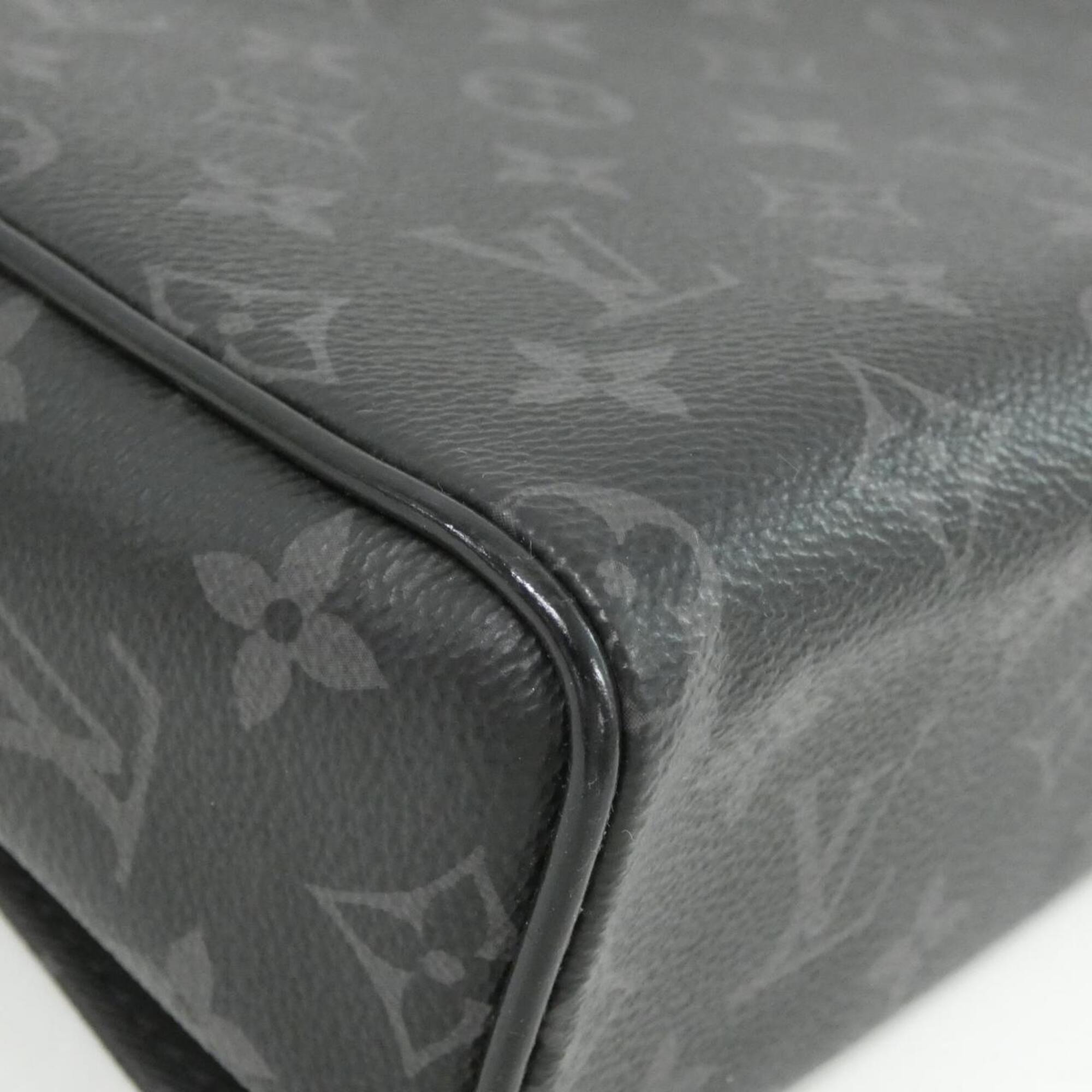 Louis Vuitton Black Coated Canvas Shoulder Bag (Pre-Owned)