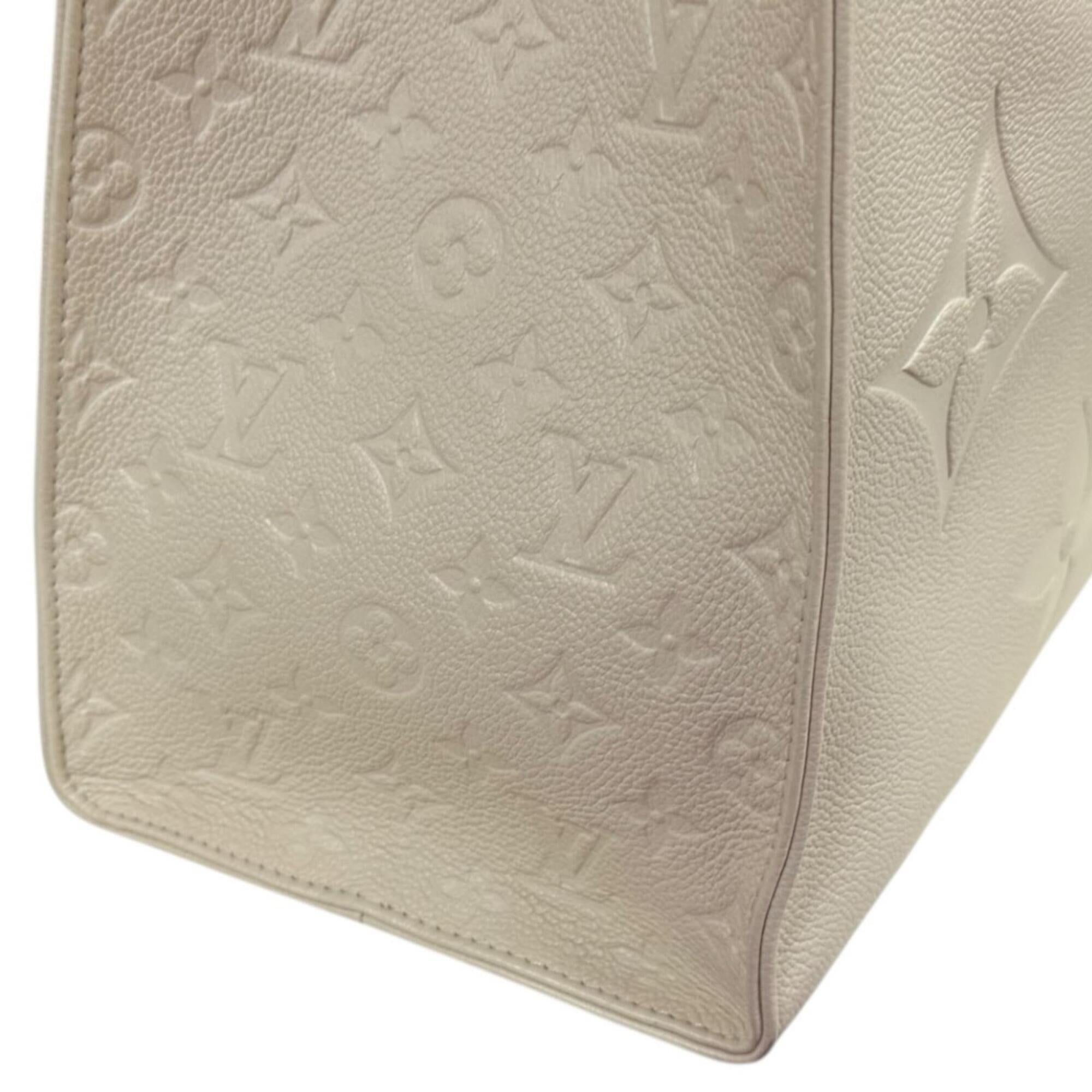 Louis Vuitton Beige Off-White Monogram Empreinte Shoulder Bag (Pre-Owned)