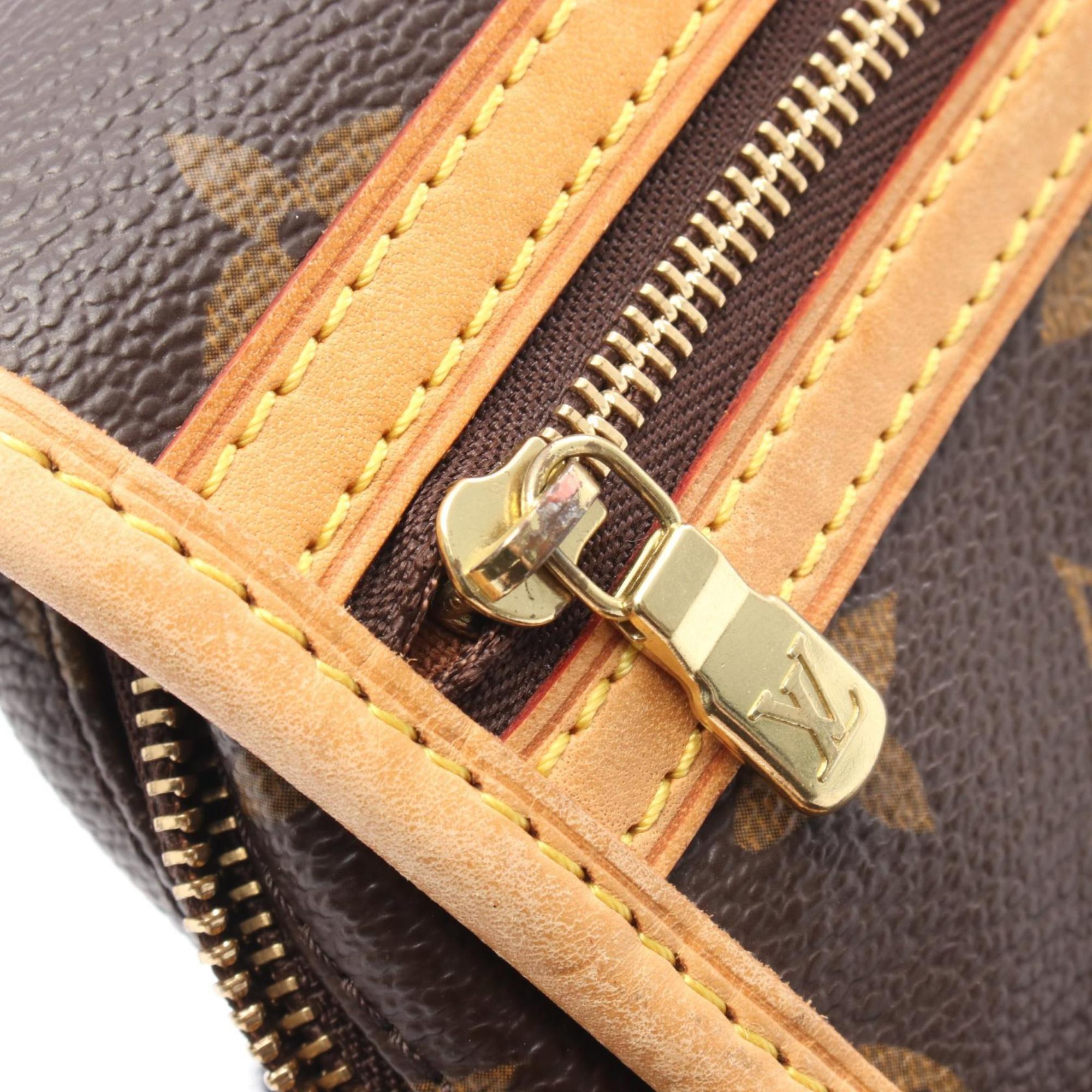 Louis Vuitton Brown Coated Canvas Leather Fanny Pack (Pre-Owned)