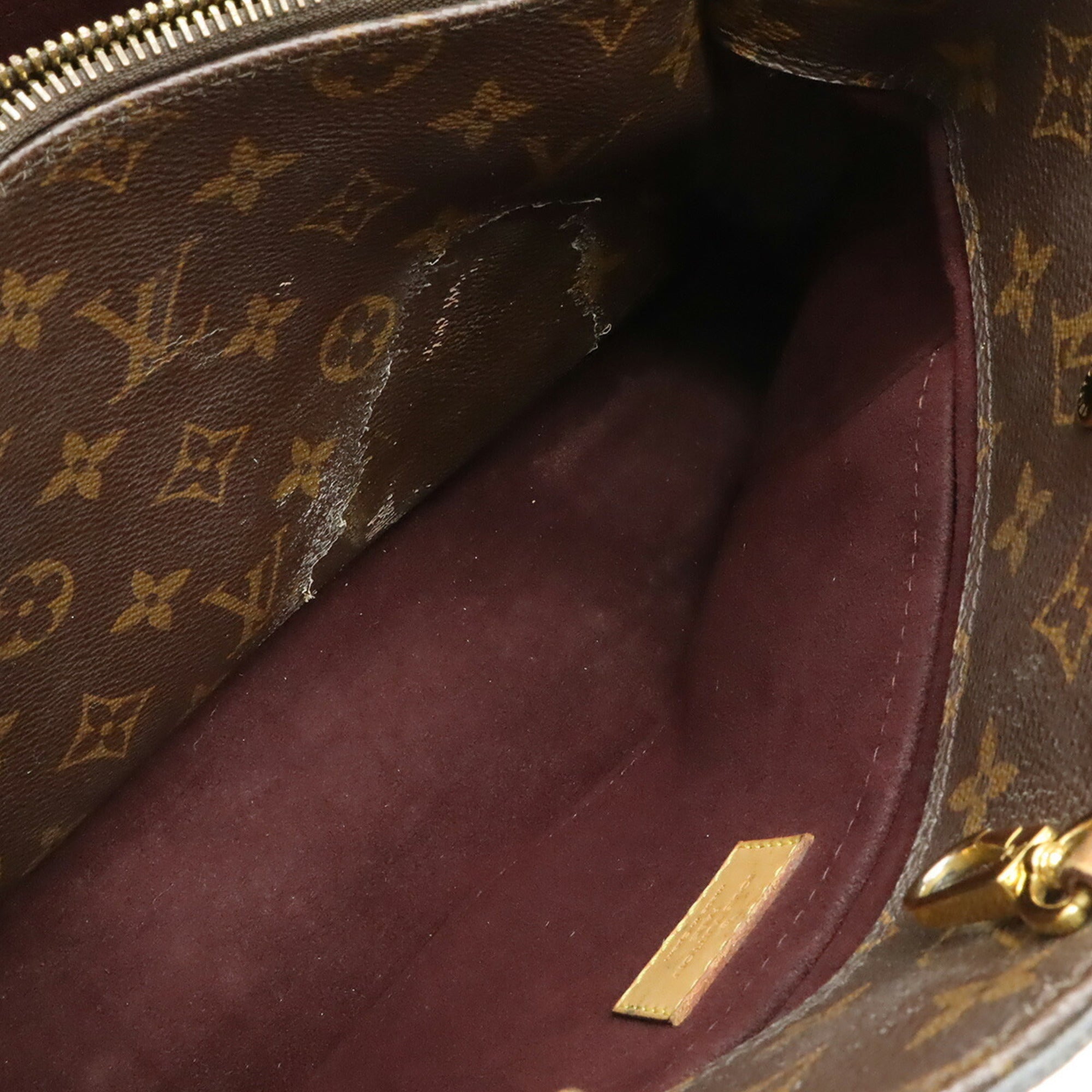 Louis Vuitton Brown Monogram White Monogram Handbag Shoulder Bag (Pre-Owned)