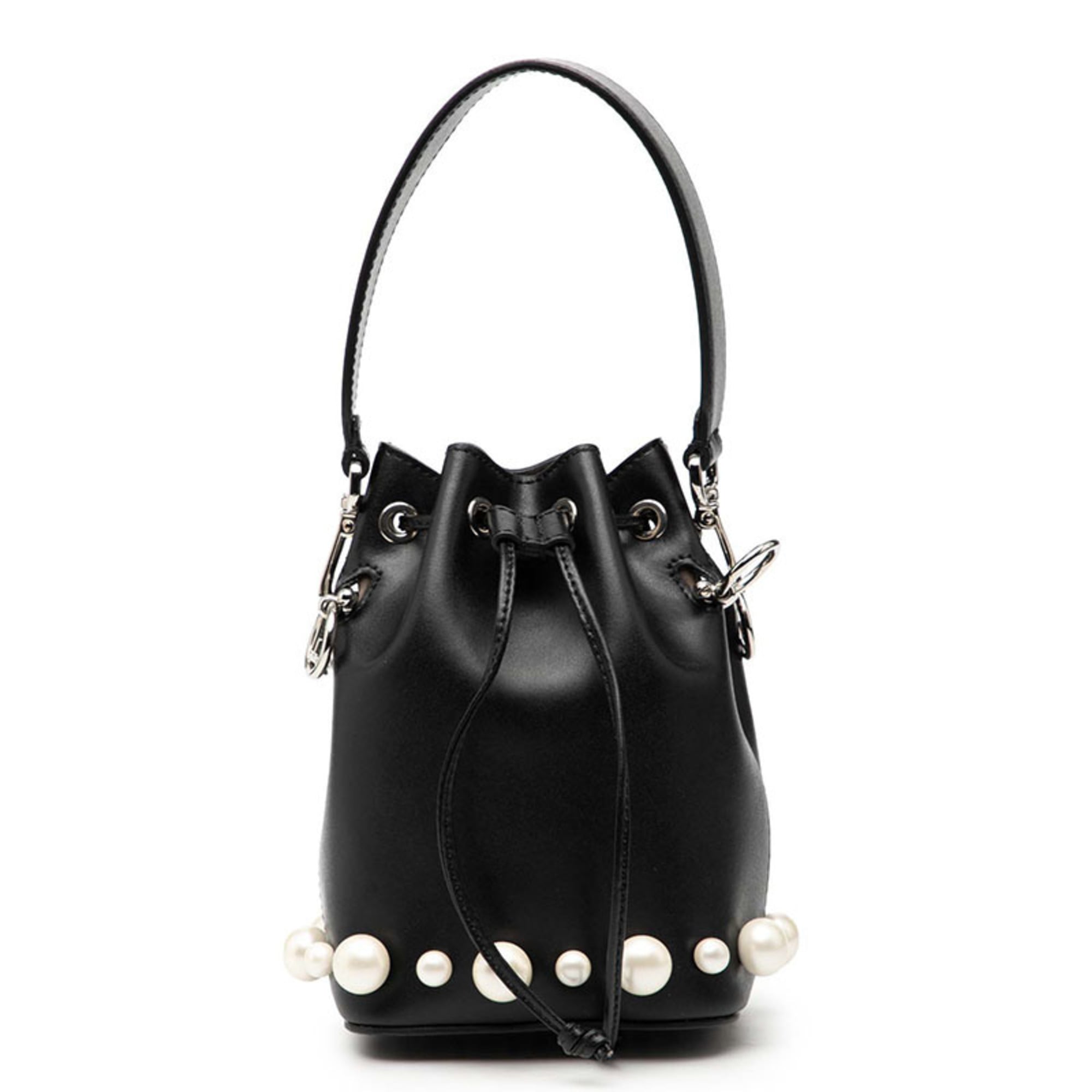 Fendi Black Leather Handbag (Pre-Owned)