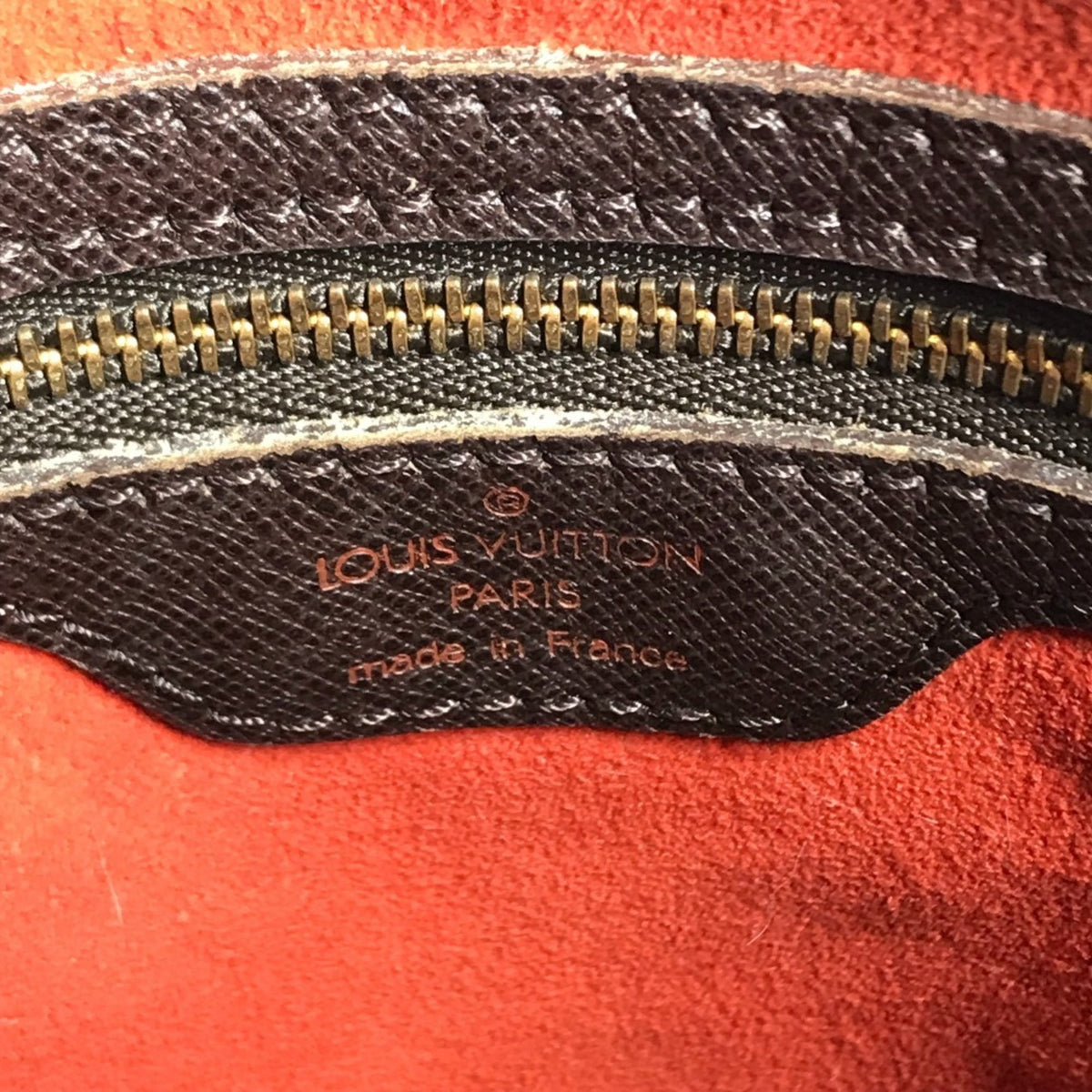 Louis Vuitton Brown Damier Canvas Ebene Galle Damier Graphite Pouch Shoulder Bag Tote Bag (Pre-Owned)