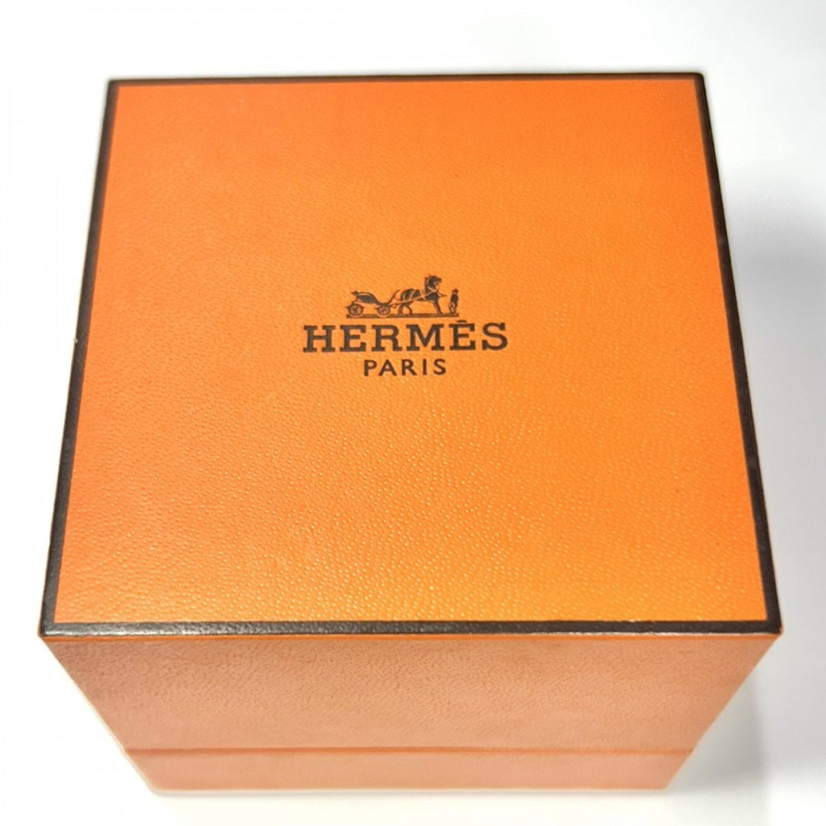 Hermes Silver Silver 925 Band Ring (Pre-Owned)