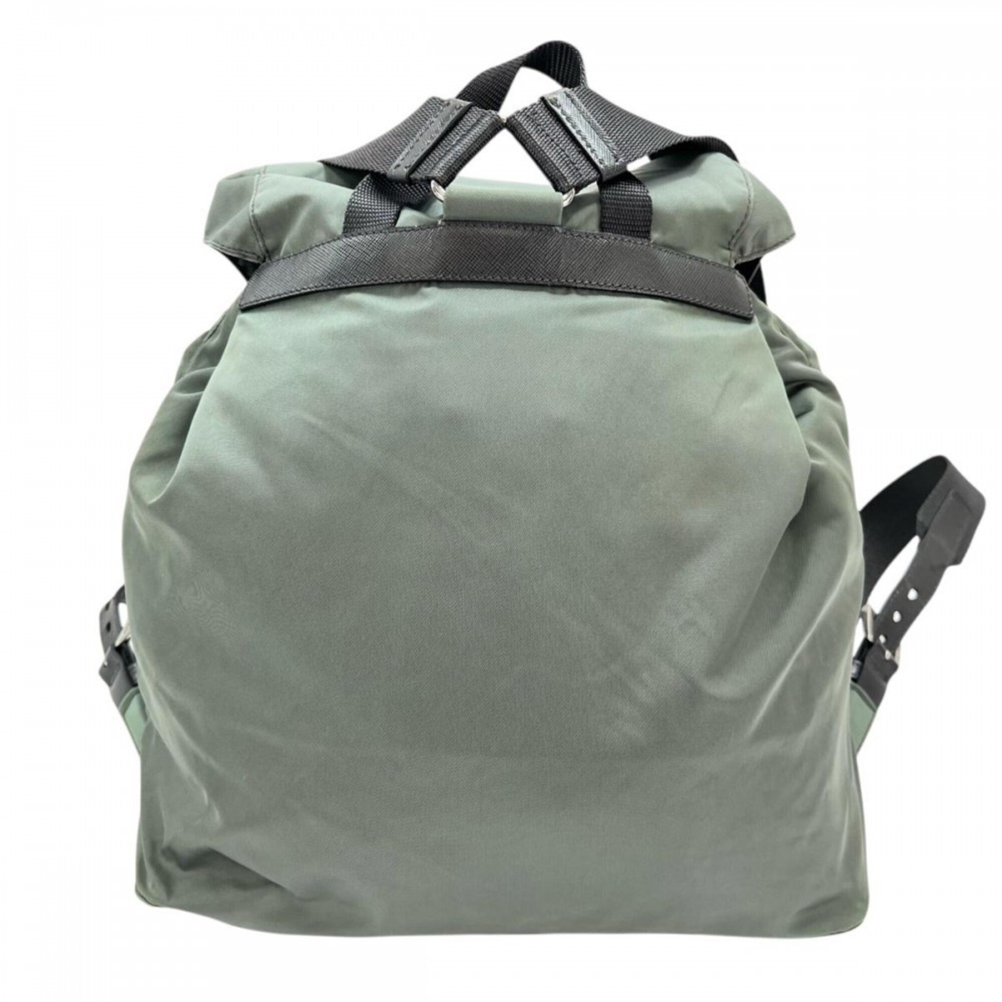Prada Olive Nylon Backpack (Pre-Owned)
