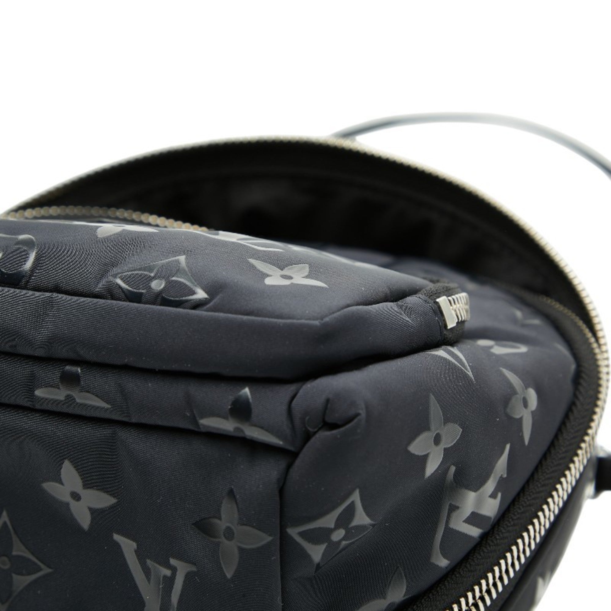 Louis Vuitton Black Noir Nylon Backpack (Pre-Owned)