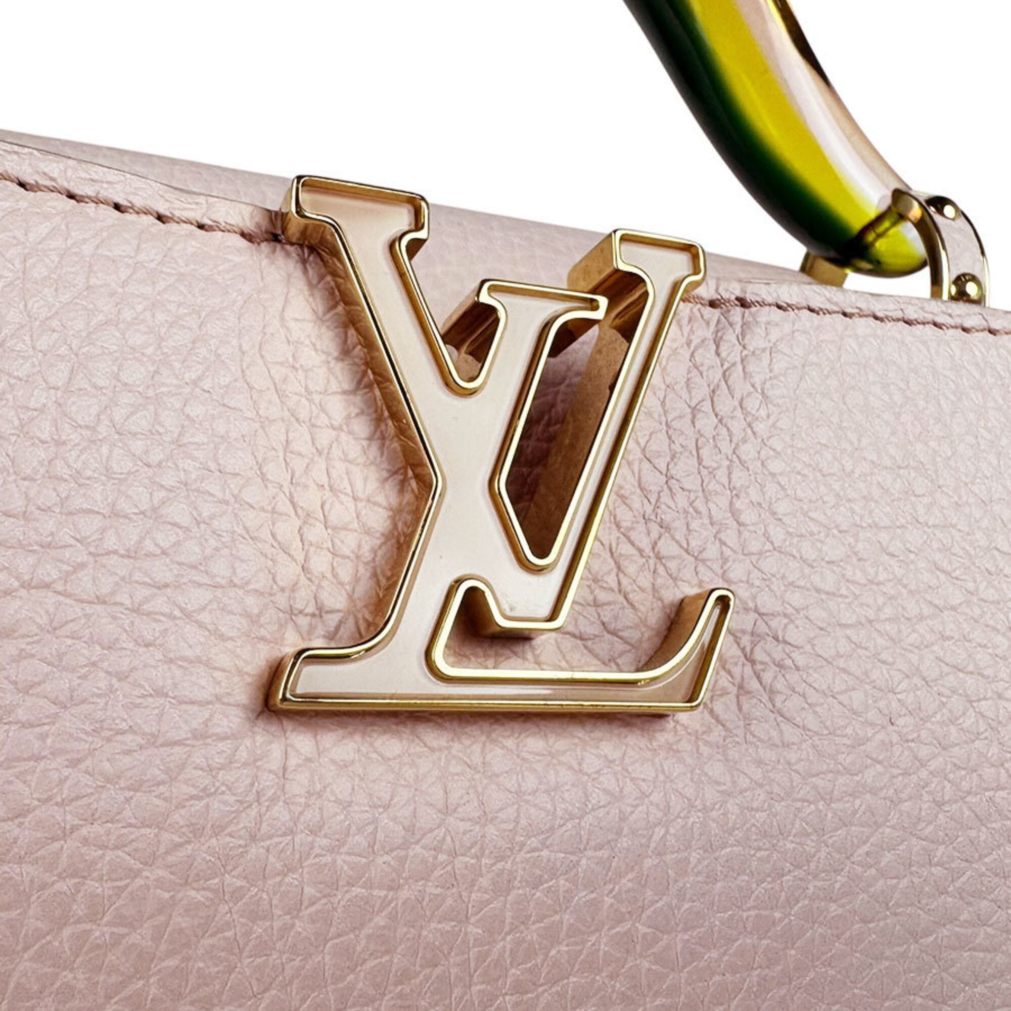 Louis Vuitton Light Pink Leather Handbag Shoulder Bag (Pre-Owned)