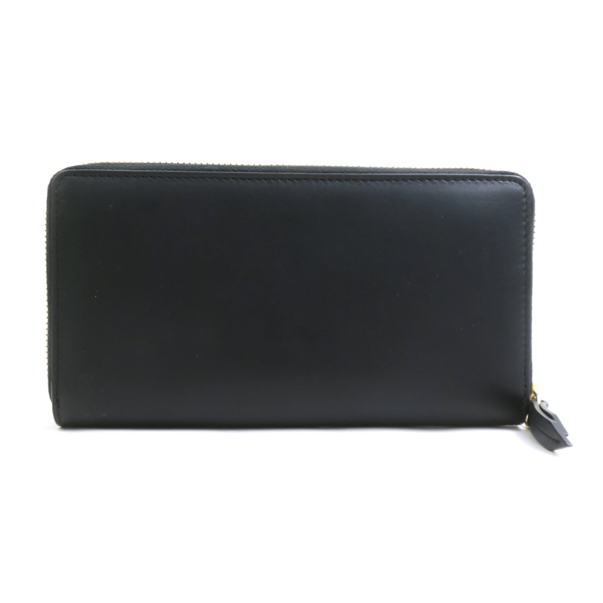 Gucci Black Leather Long Wallet (Bi-Fold) (Pre-Owned)