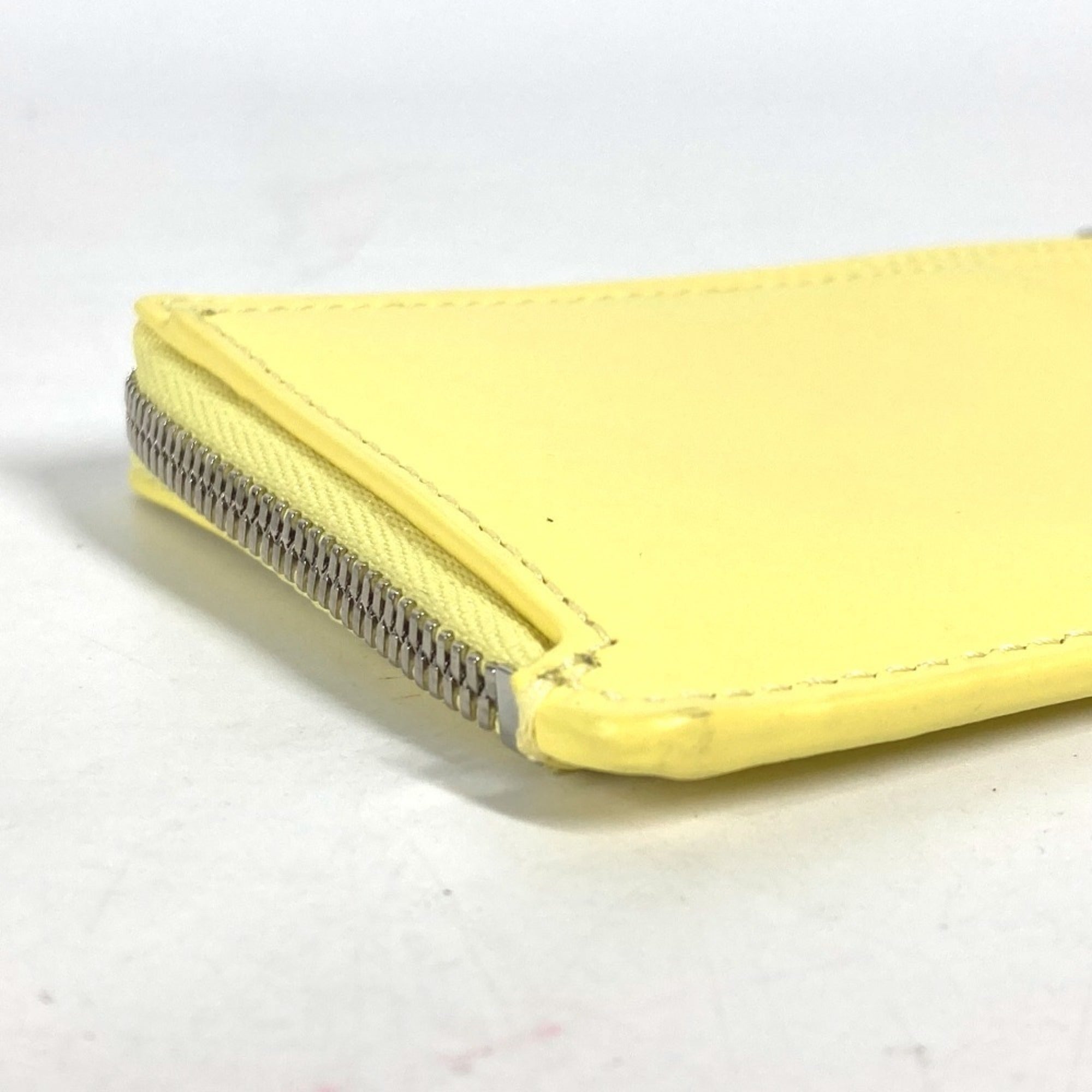 Balenciaga Yellow Leather Coin Purse/Coin Case (Pre-Owned)