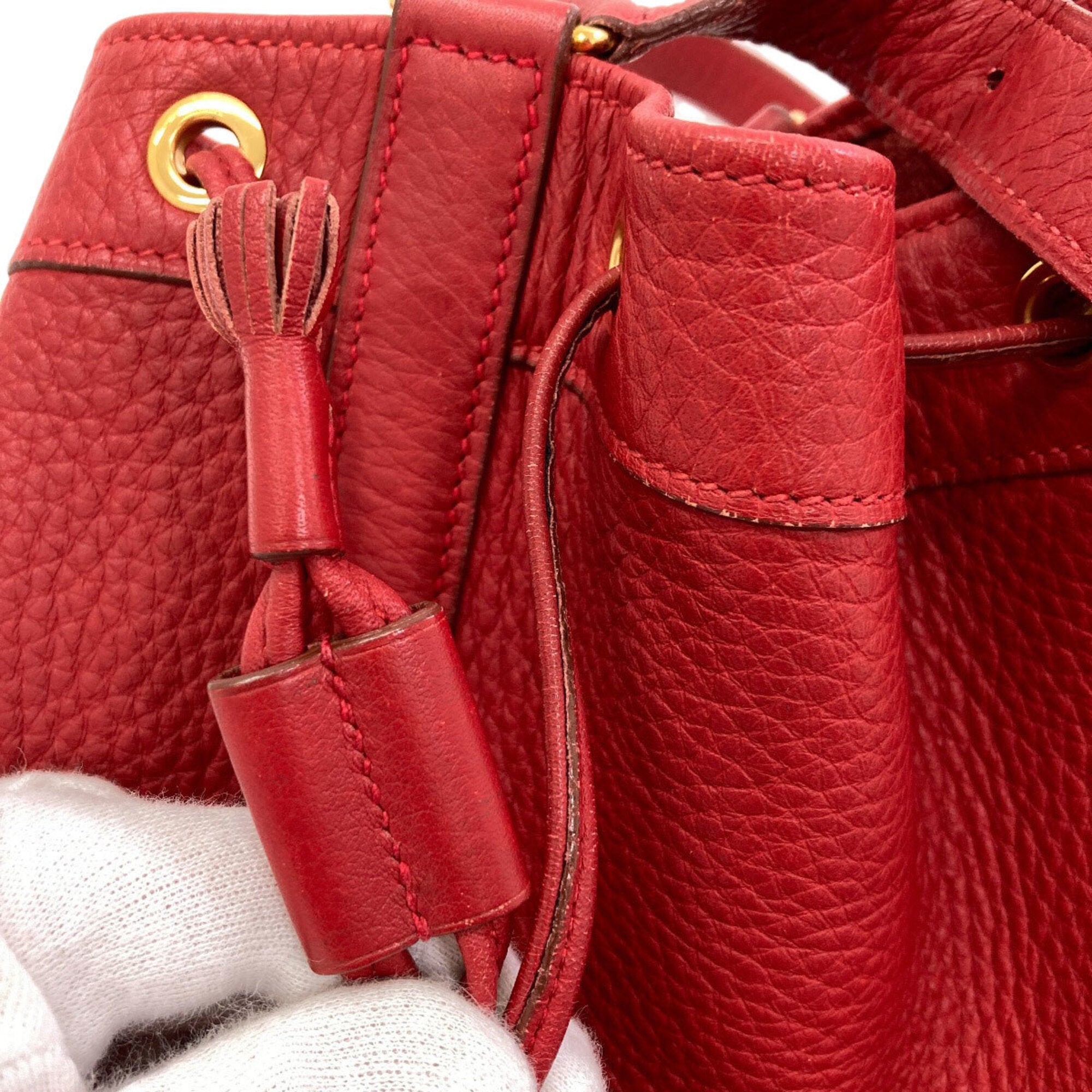 Hermes Taurillon Clemence Leather Shoulder Bag (Pre-Owned)