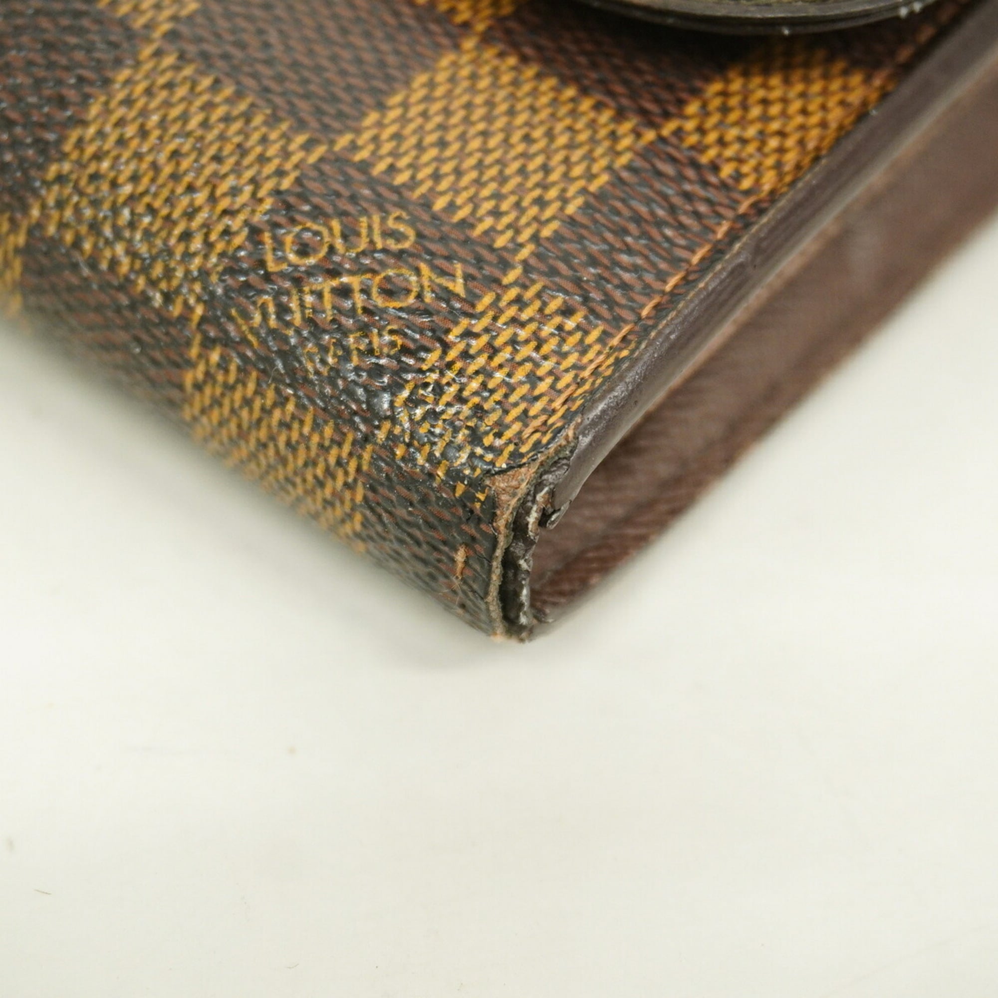 Louis Vuitton Ebene Long Wallet (Bi-Fold) (Pre-Owned)