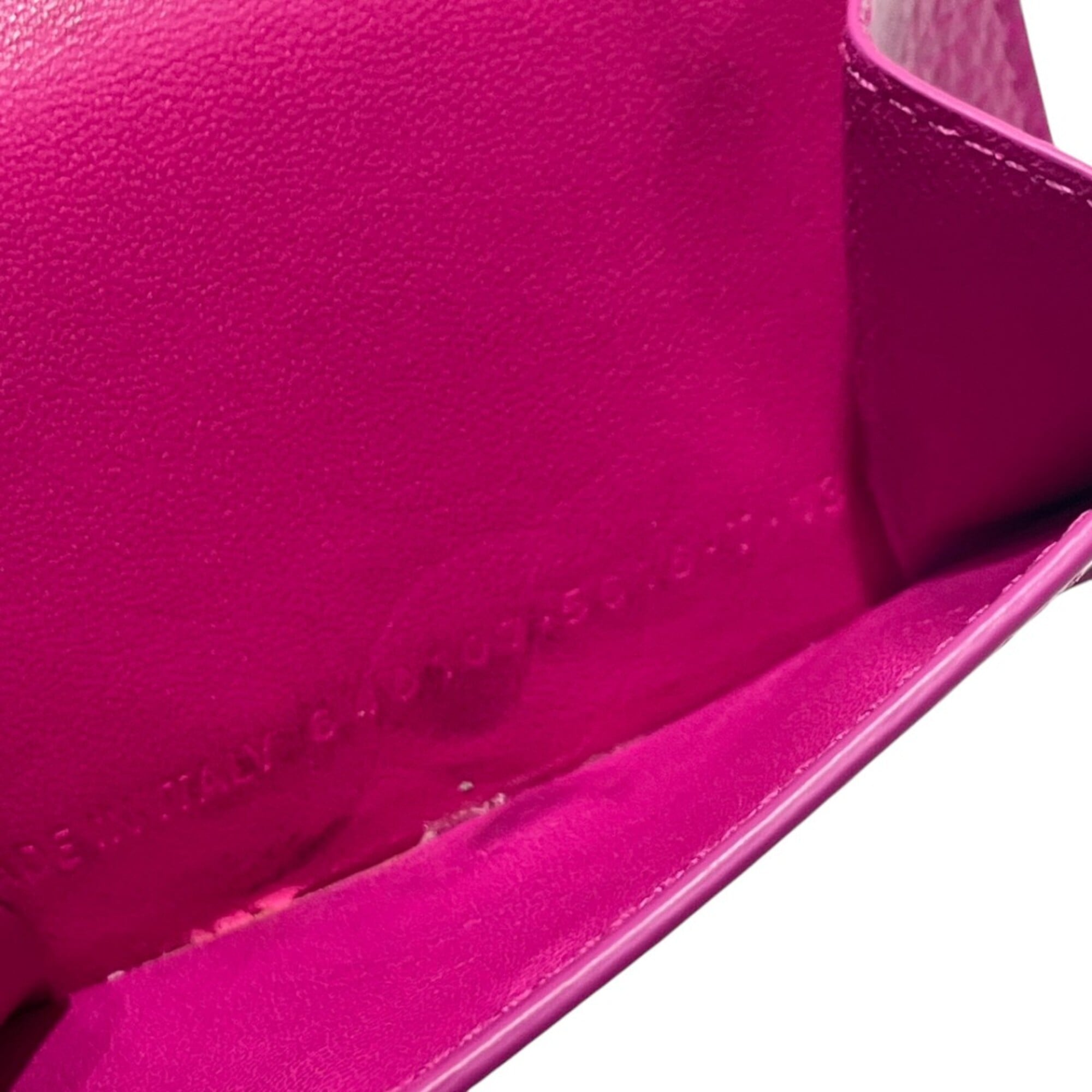 Balenciaga Pink Leather Wallet (Tri-Fold) (Pre-Owned)