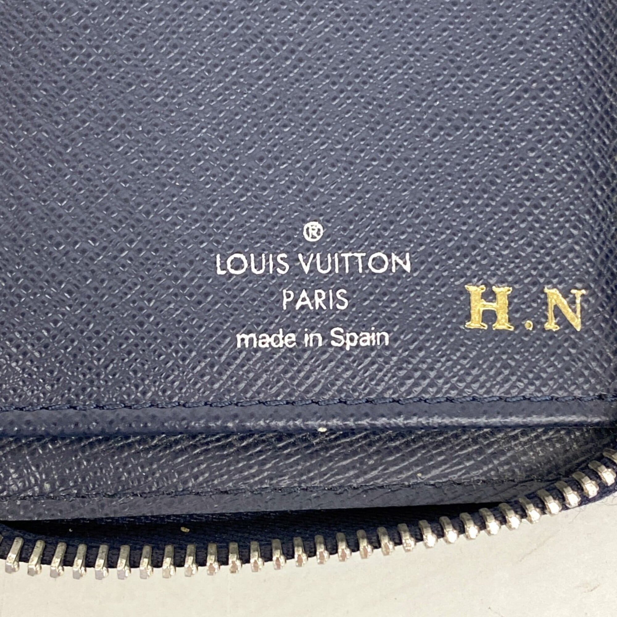 Louis Vuitton Navy Blue Long Wallet (Bi-Fold) (Pre-Owned)