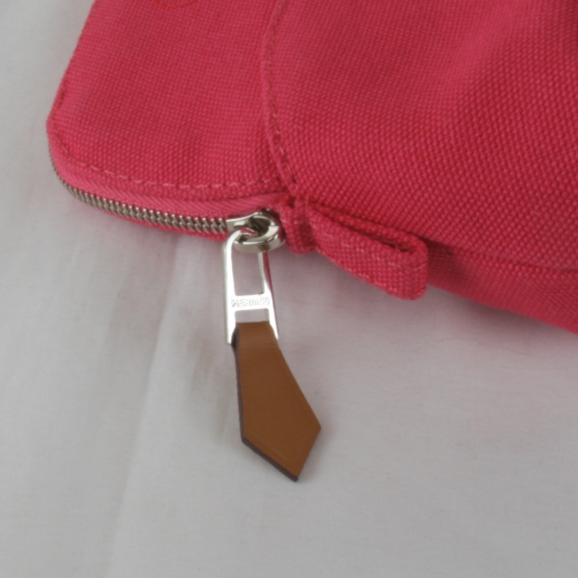 Hermes Black Pink Cotton Pouch (Pre-Owned)