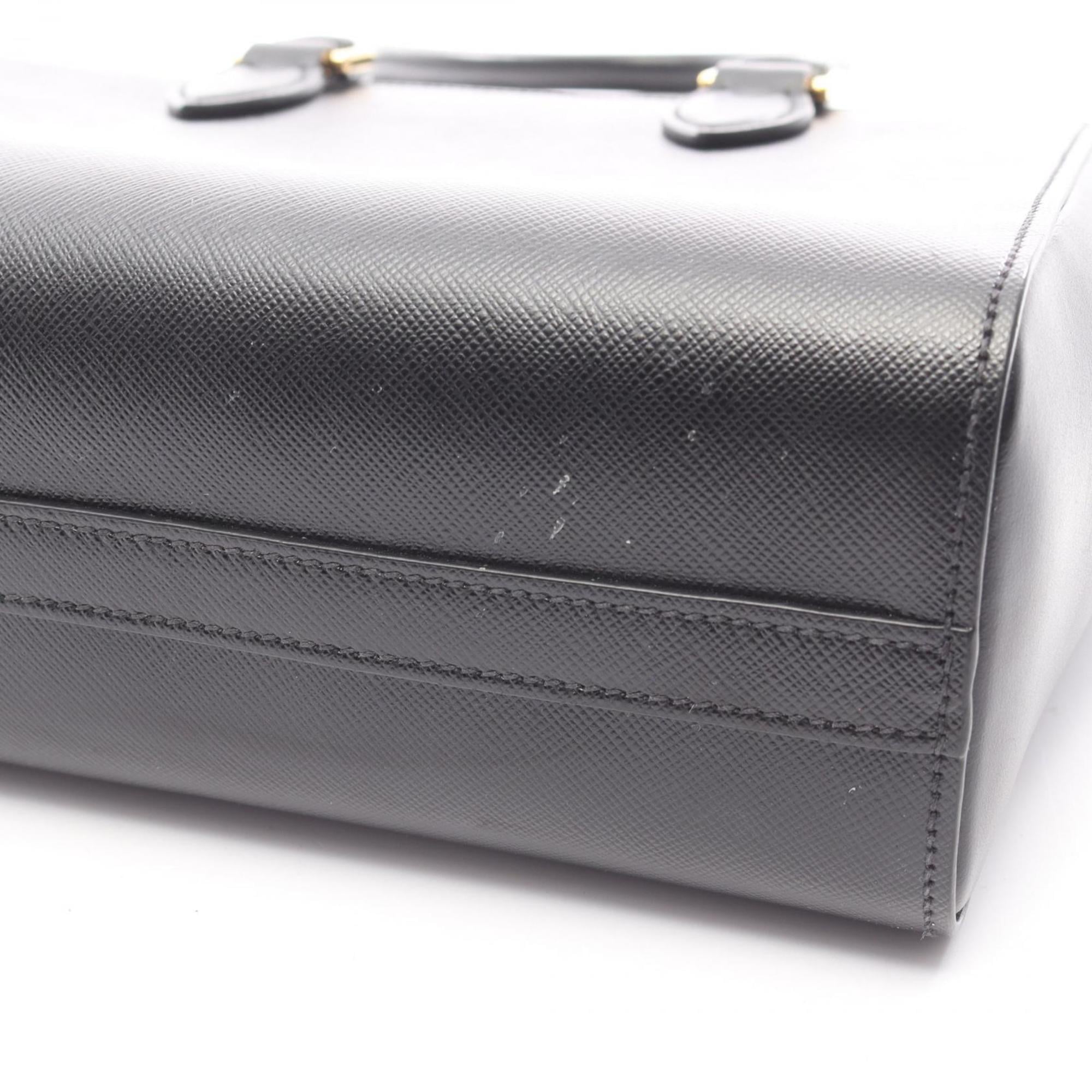Prada Black Saffiano Handbag (Pre-Owned)
