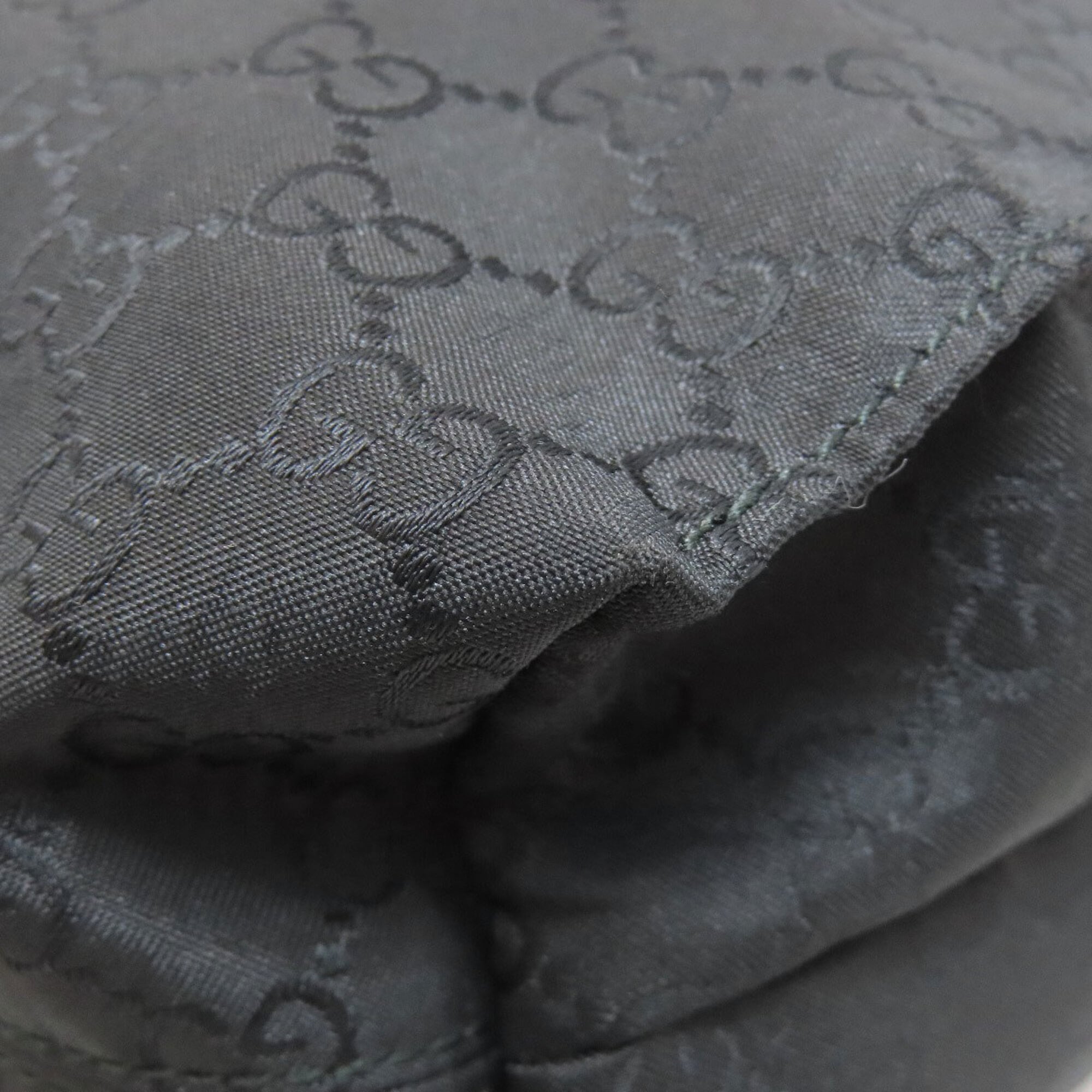 Gucci Black Nylon Canvas Tote Bag (Pre-Owned)