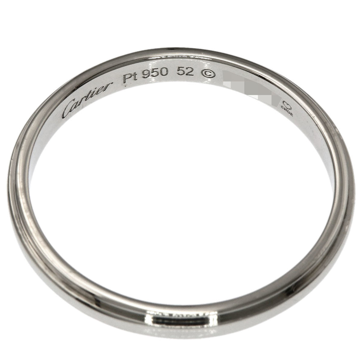Cartier Platinum 950 Band Ring (Pre-Owned)