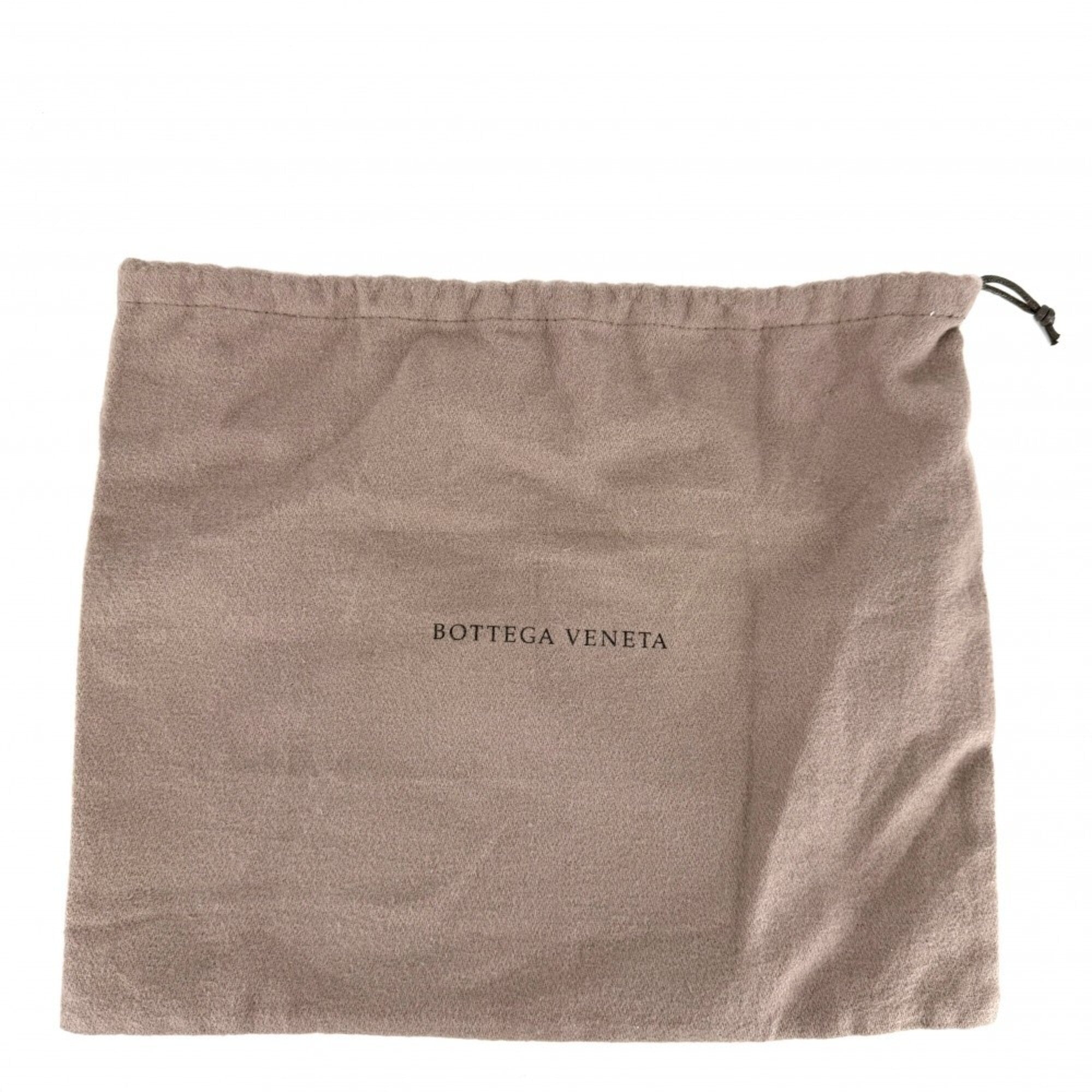 Bottega Veneta Black White Leather Shoulder Bag (Pre-Owned)