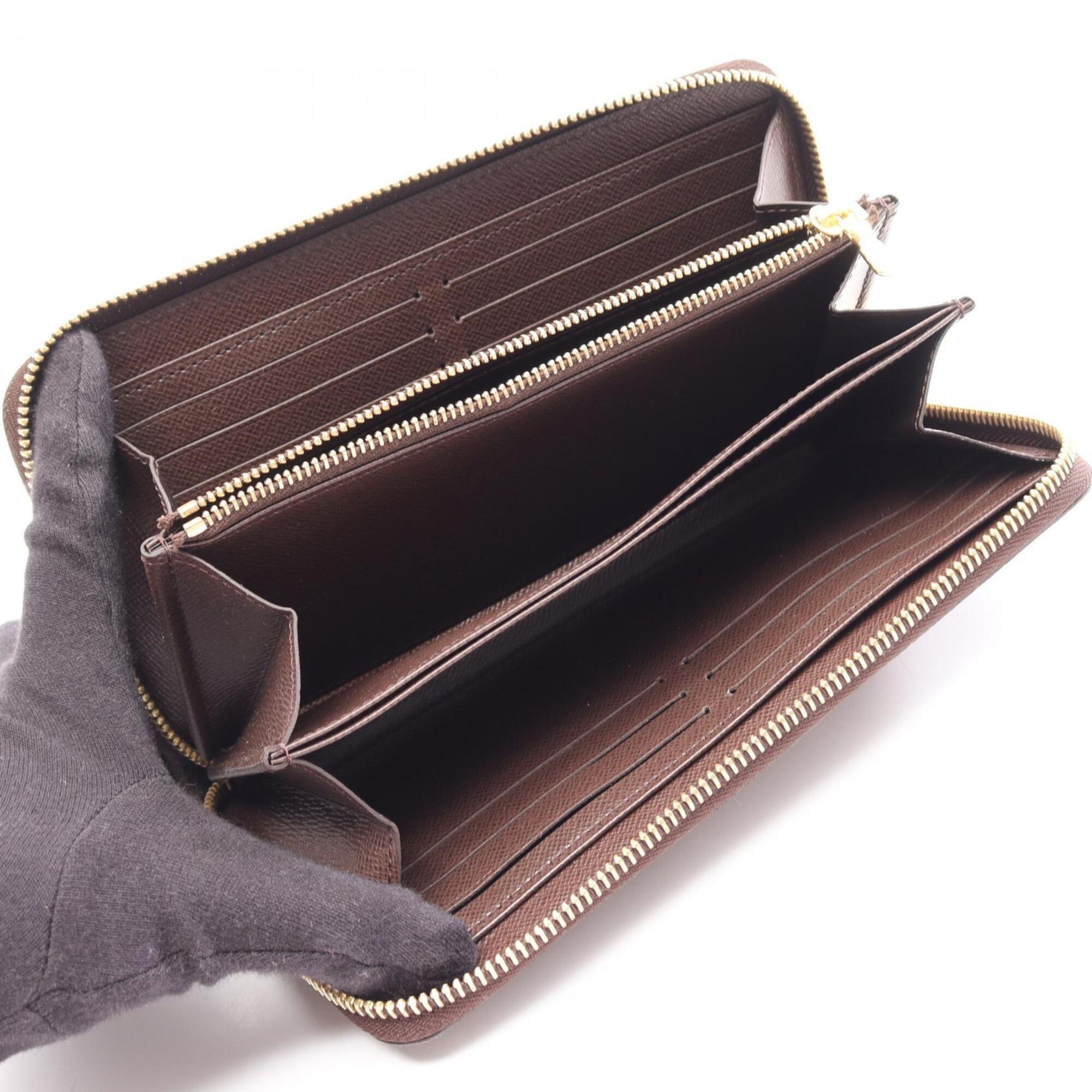Louis Vuitton Brown Pvc Damier Canvas Long Wallet (Bi-Fold) (Pre-Owned)
