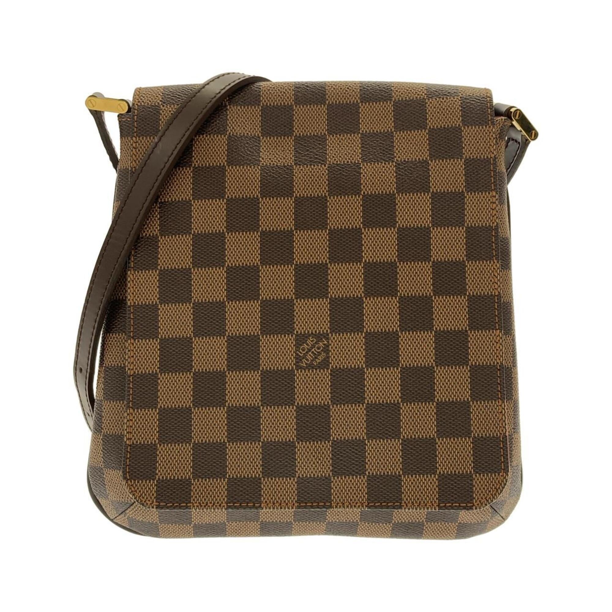 Louis Vuitton Ebene Coated Canvas Shoulder Bag (Pre-Owned)
