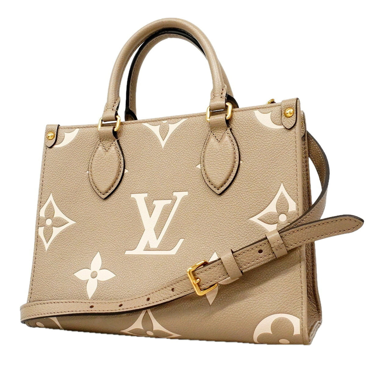 Louis Vuitton Cream Tourterelle Handbag (Pre-Owned)