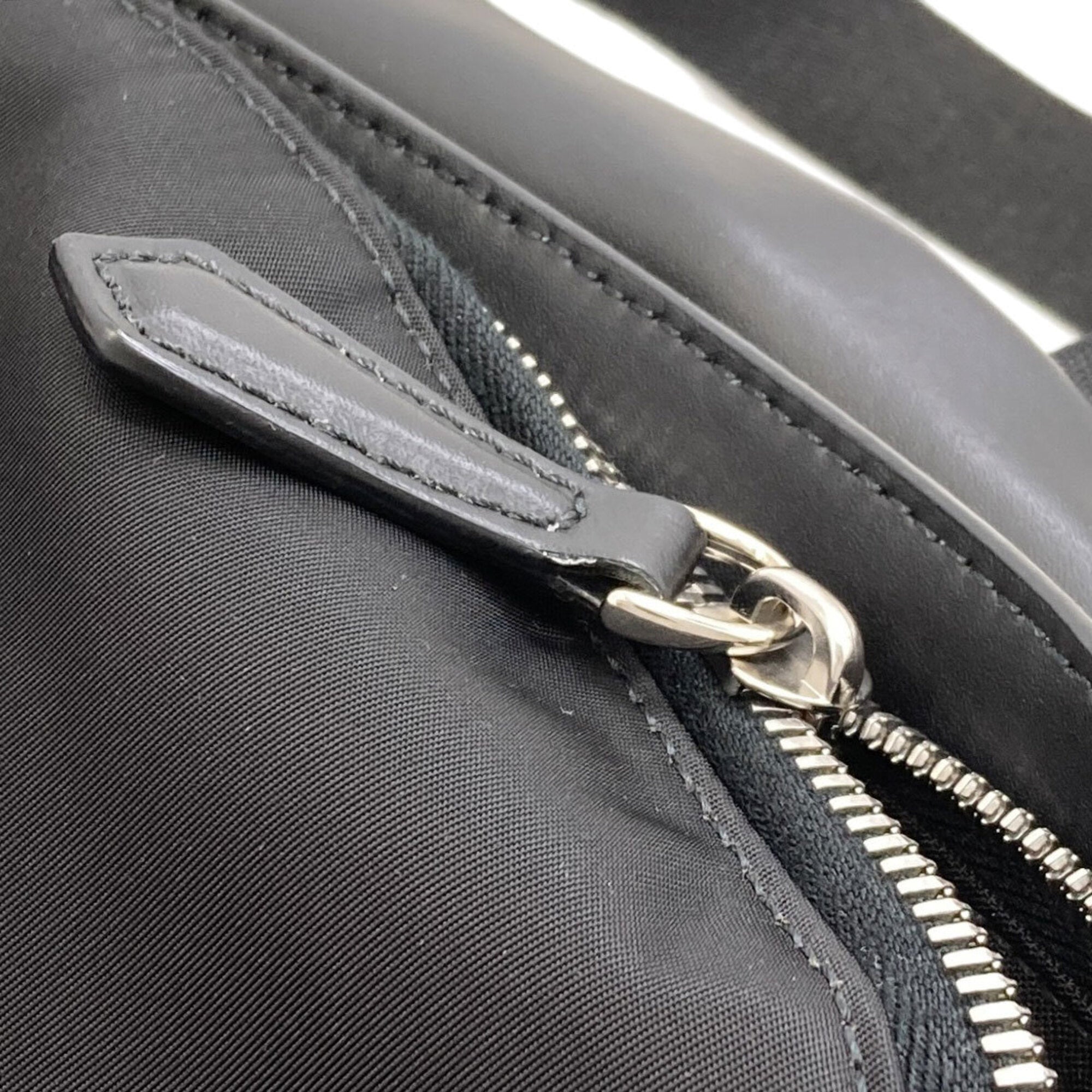 Fendi Black Leather Backpack (Pre-Owned)