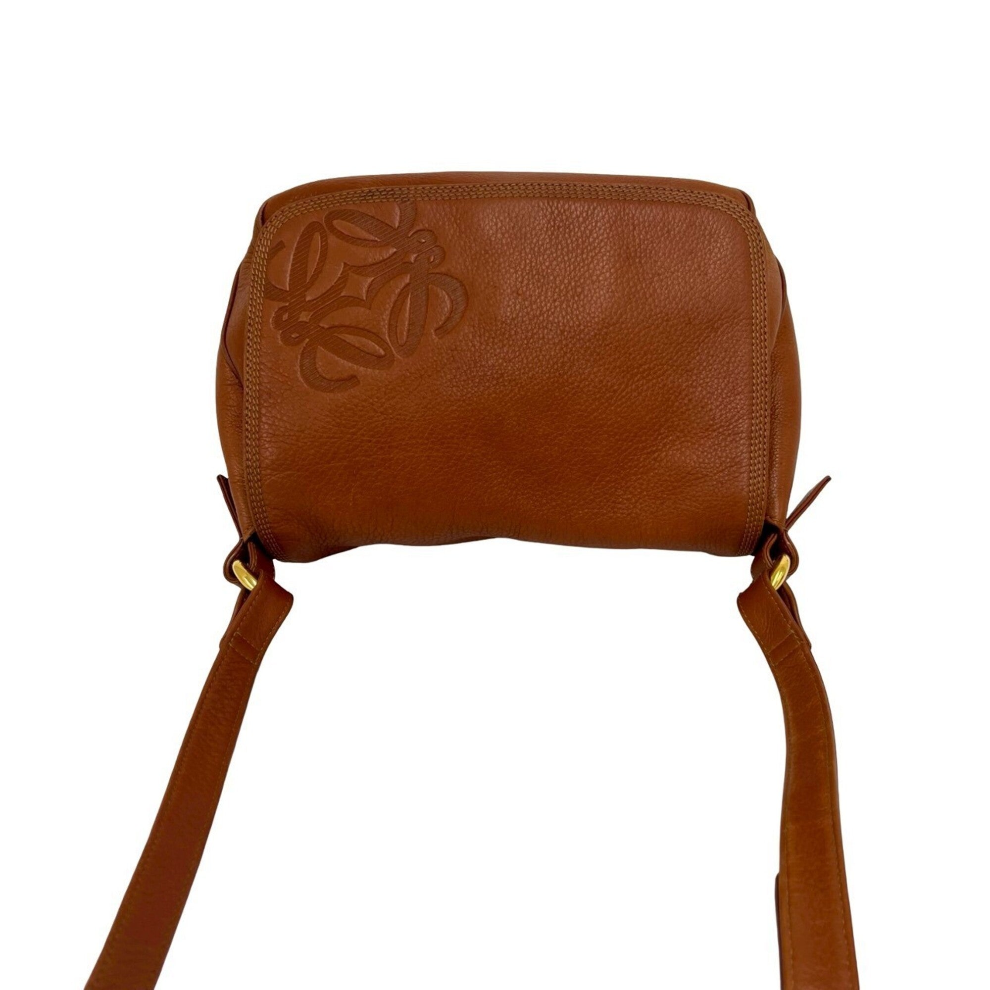 Loewe Brown Leather Pochette Shoulder Bag (Pre-Owned)