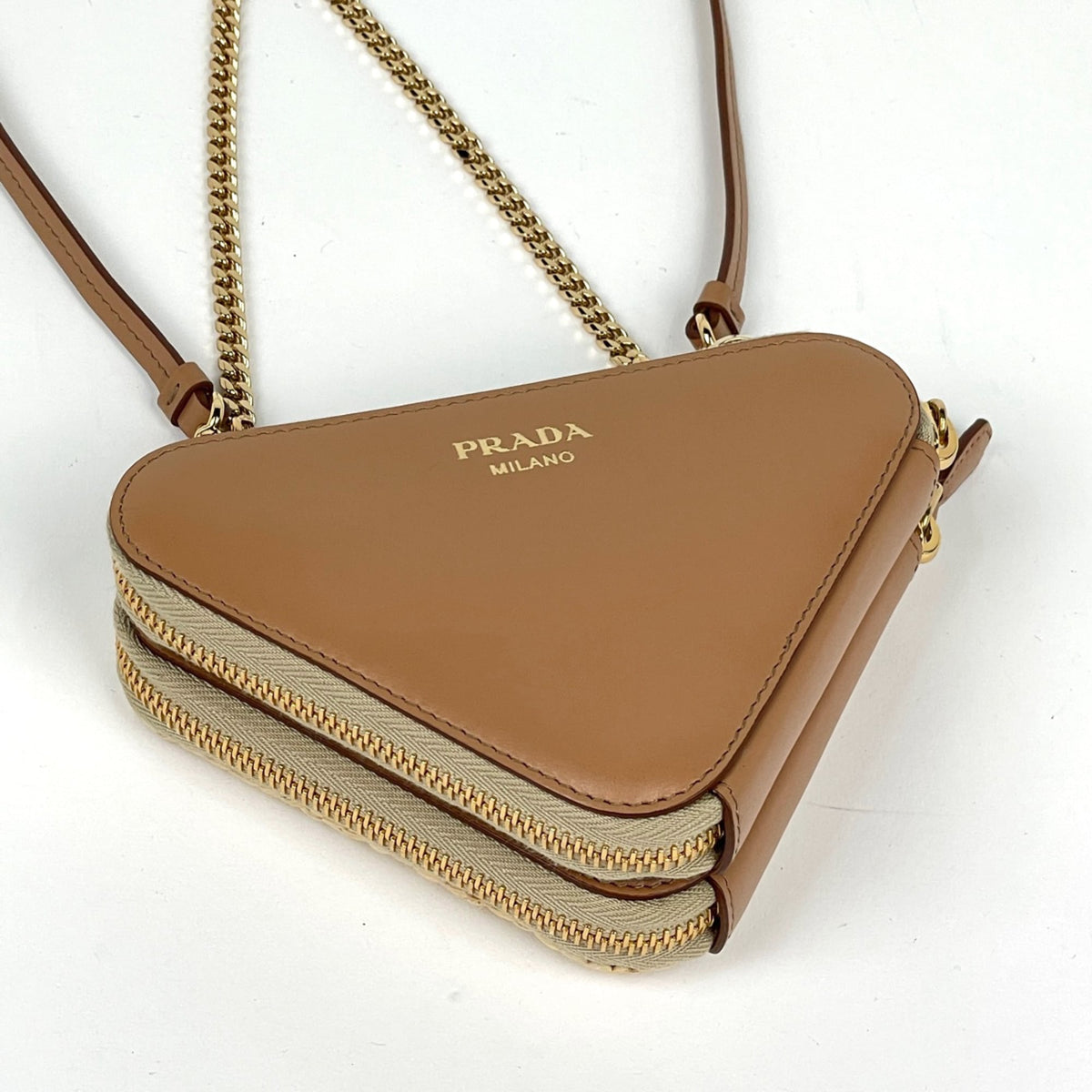 Prada Brown Raffia Leather Shoulder Bag (Pre-Owned)