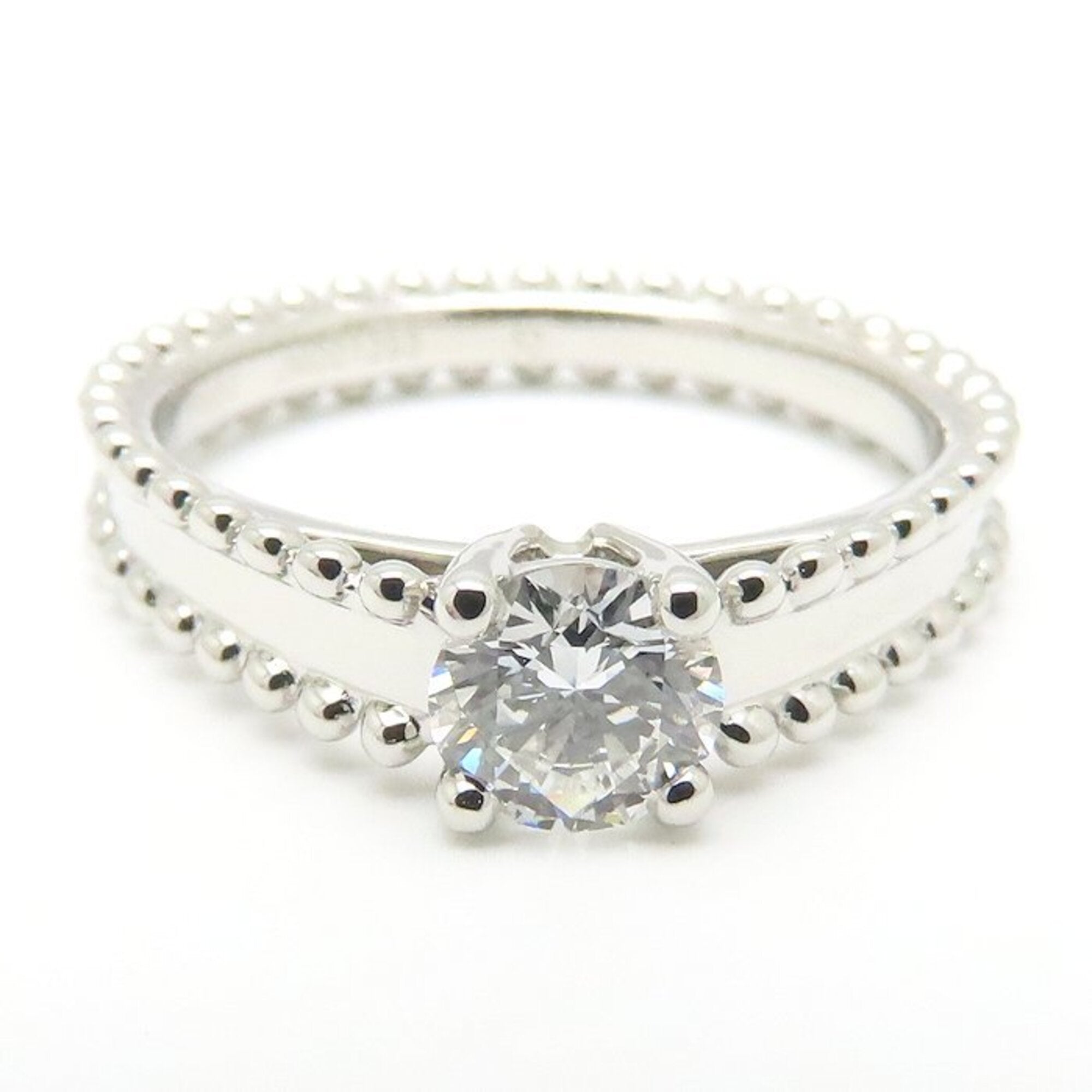 Van Cleef & Arpels Platinum 950 Band Ring (Pre-Owned)