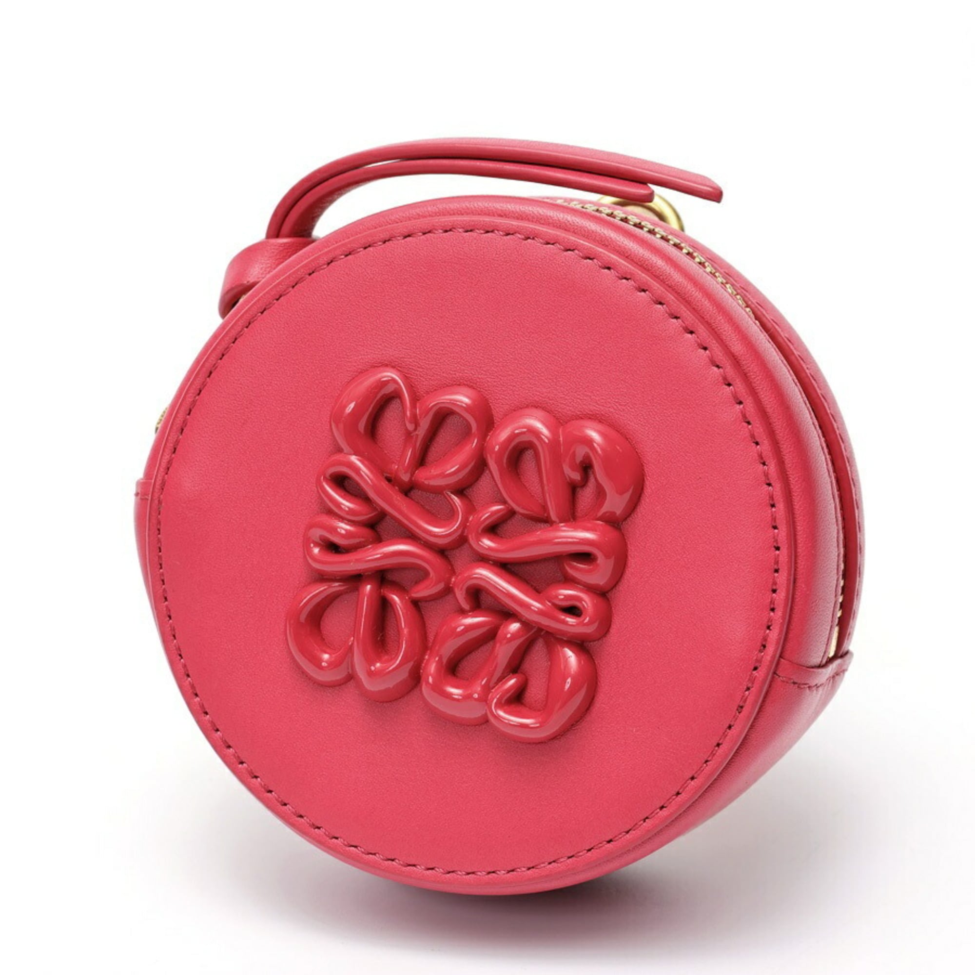 Loewe Pink Leather Coin Purse/Coin Case (Pre-Owned)