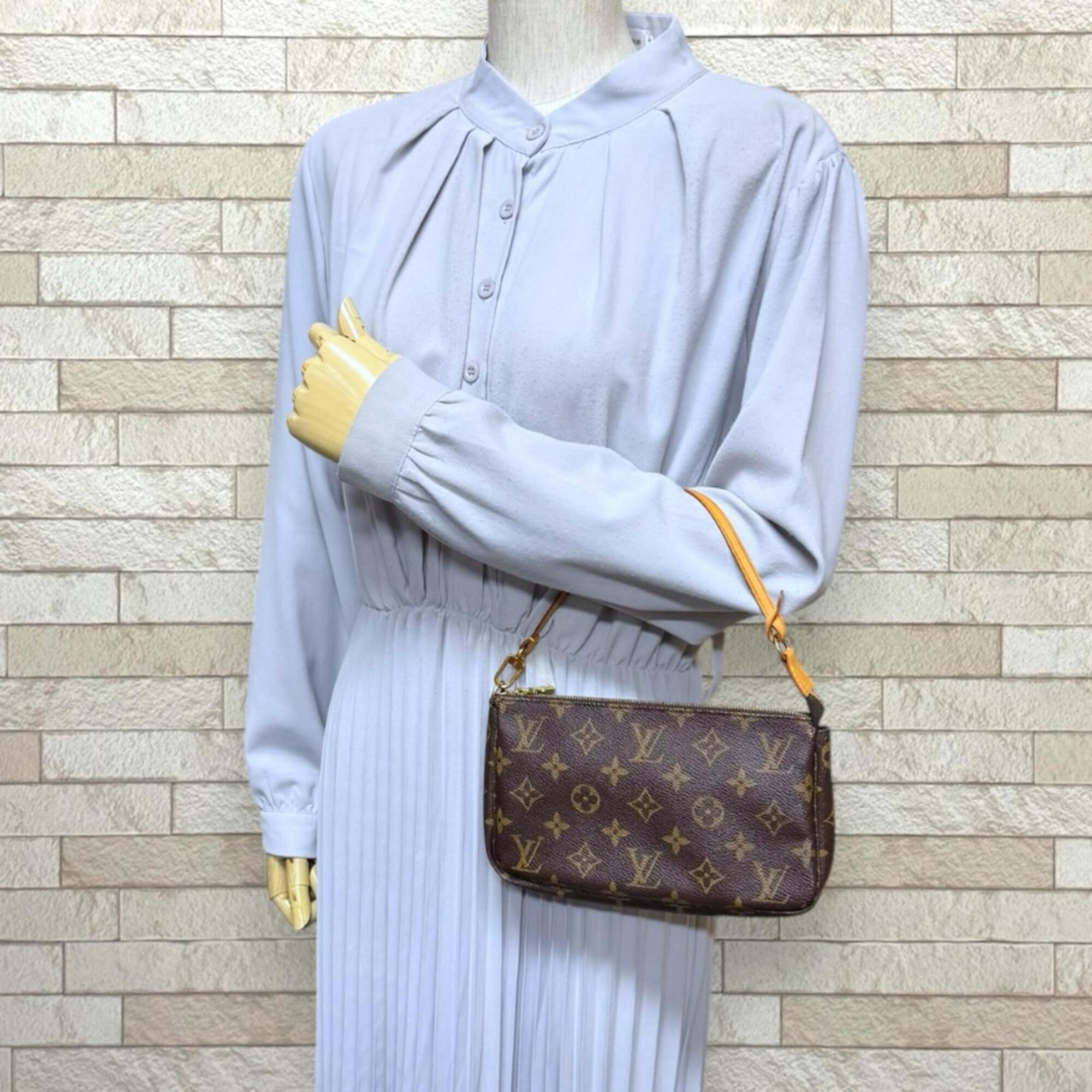 Louis Vuitton Monogram Brown Monogram Canvas Handbag (Pre-Owned)
