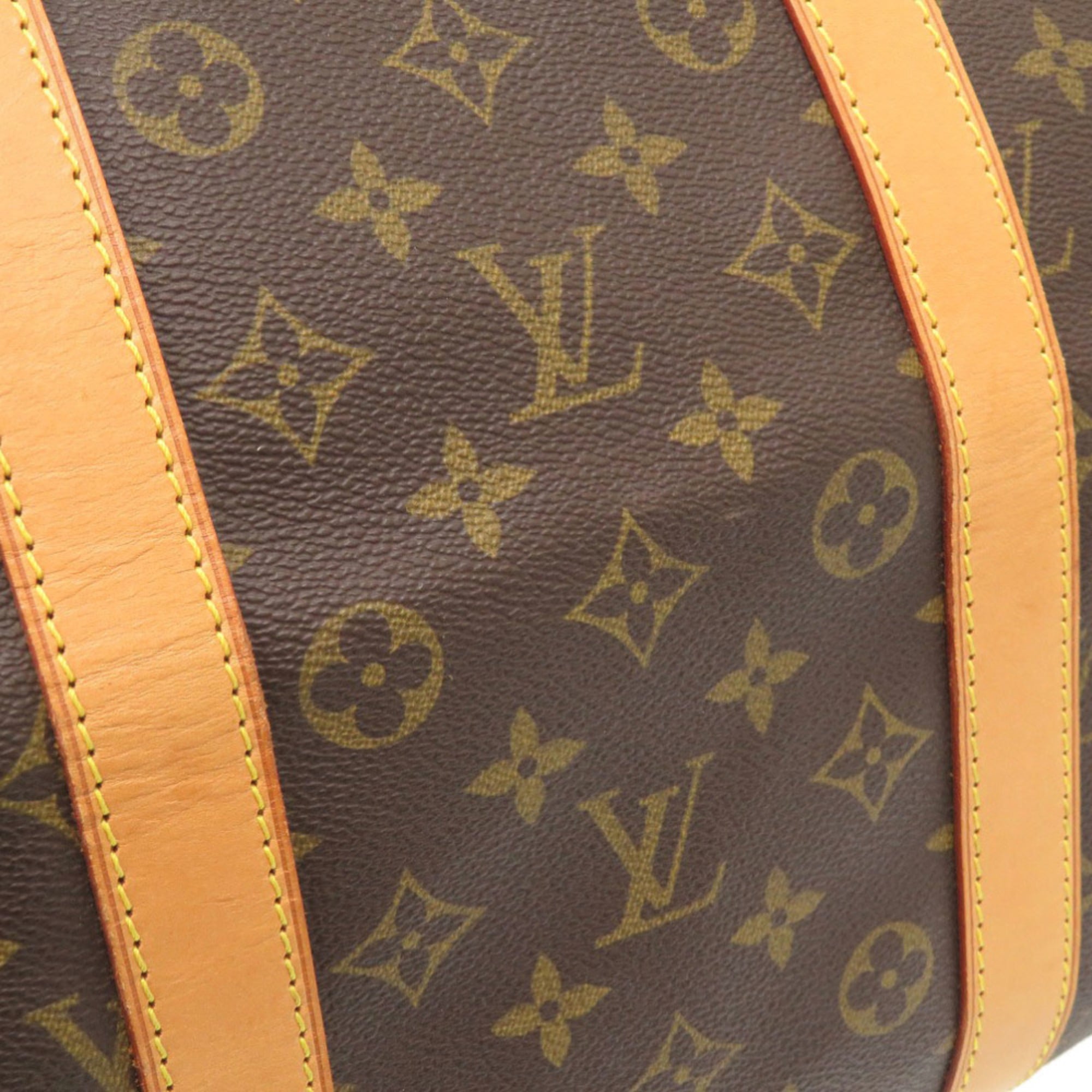Louis Vuitton Brown Monogram Canvas Boston Bag (Pre-Owned)