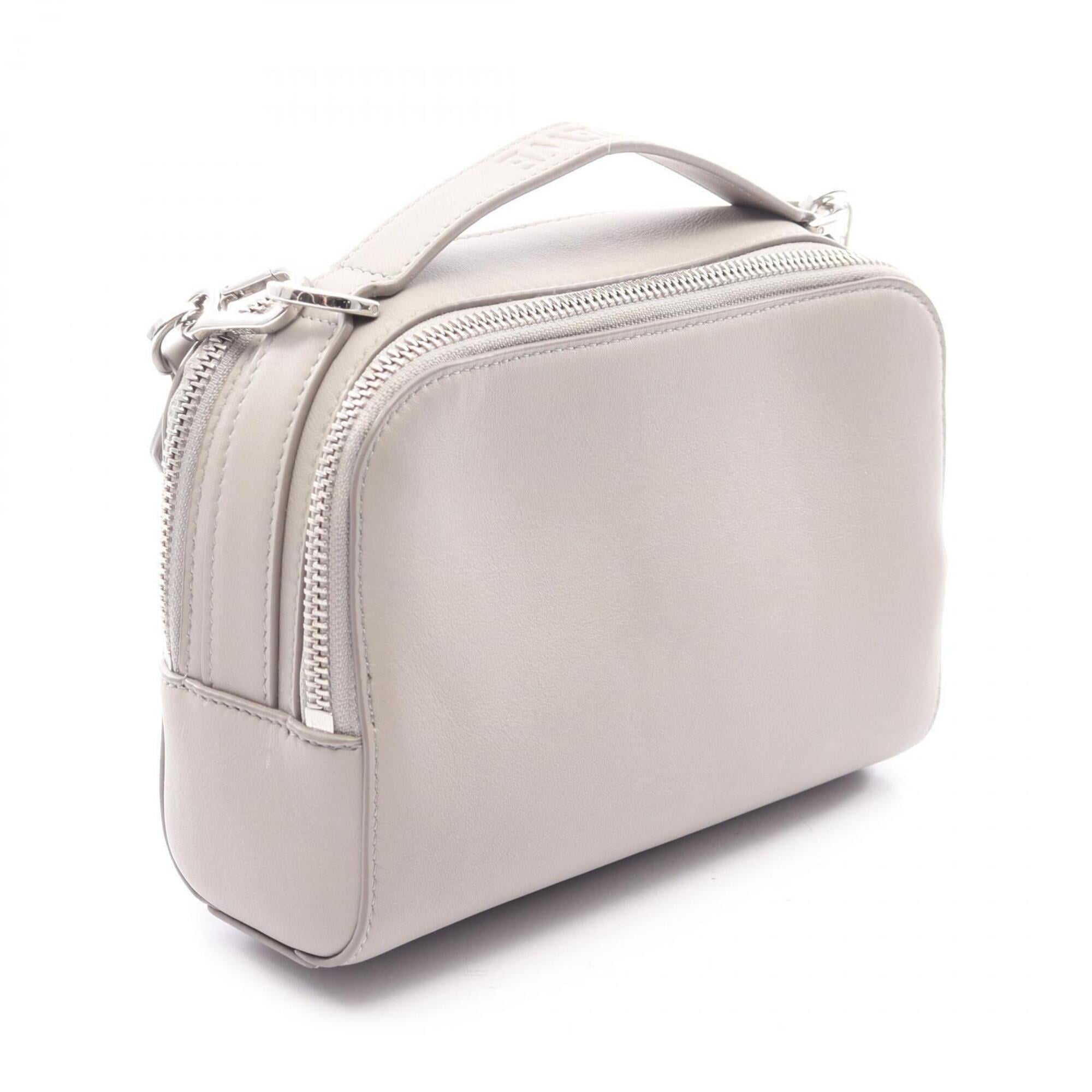 Loewe Gray Leather Handbag (Pre-Owned)