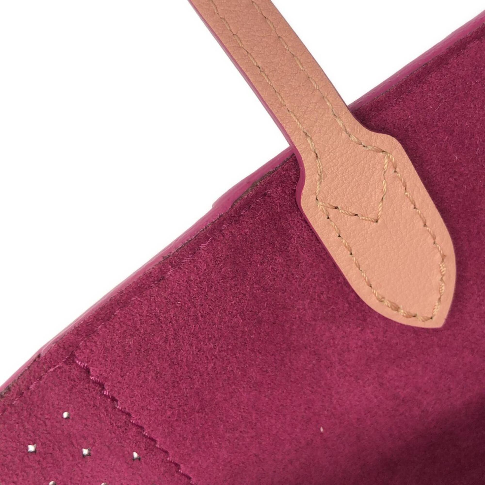 Louis Vuitton Rose Leather Handbag (Pre-Owned)