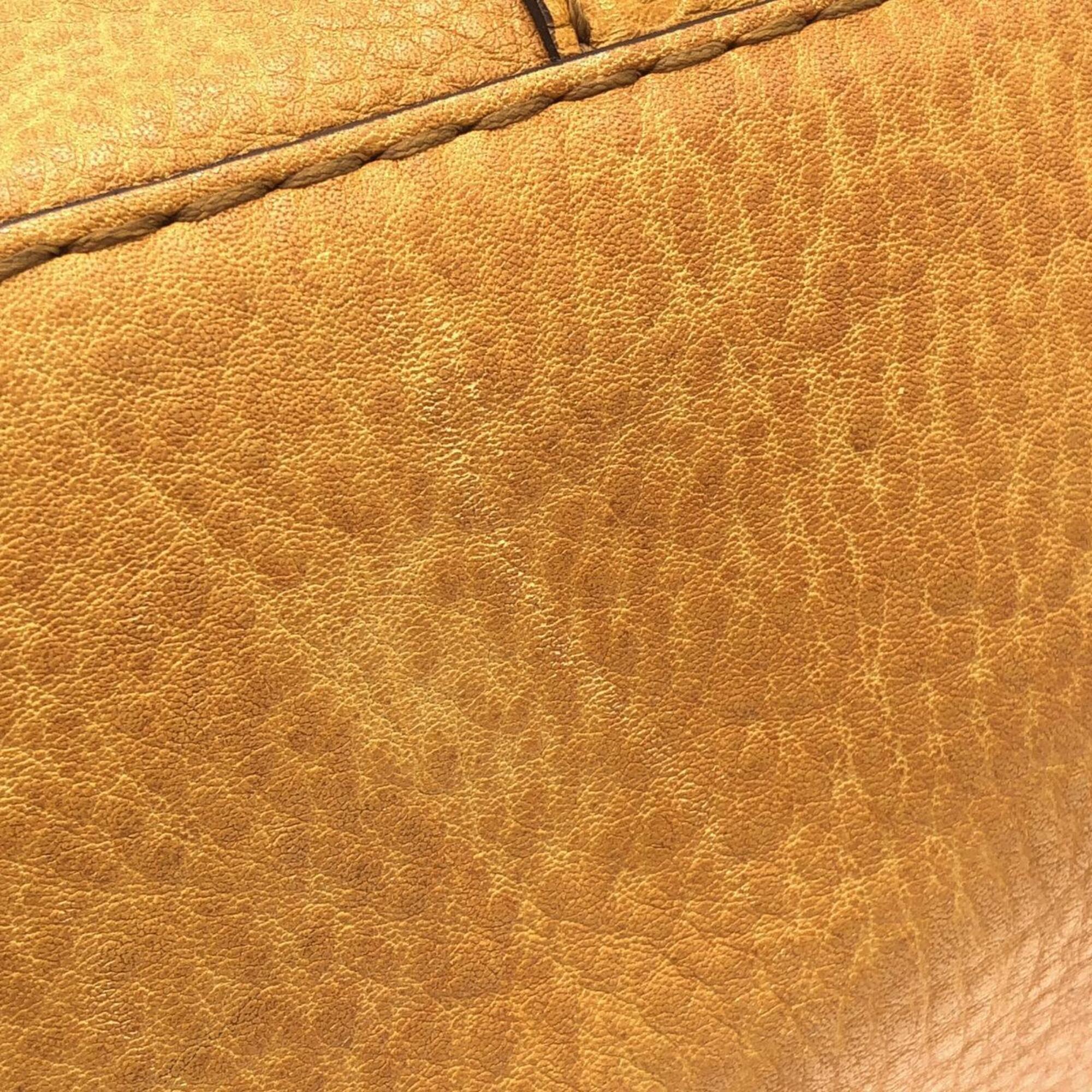 Gucci Brown Leather Handbag (Pre-Owned)