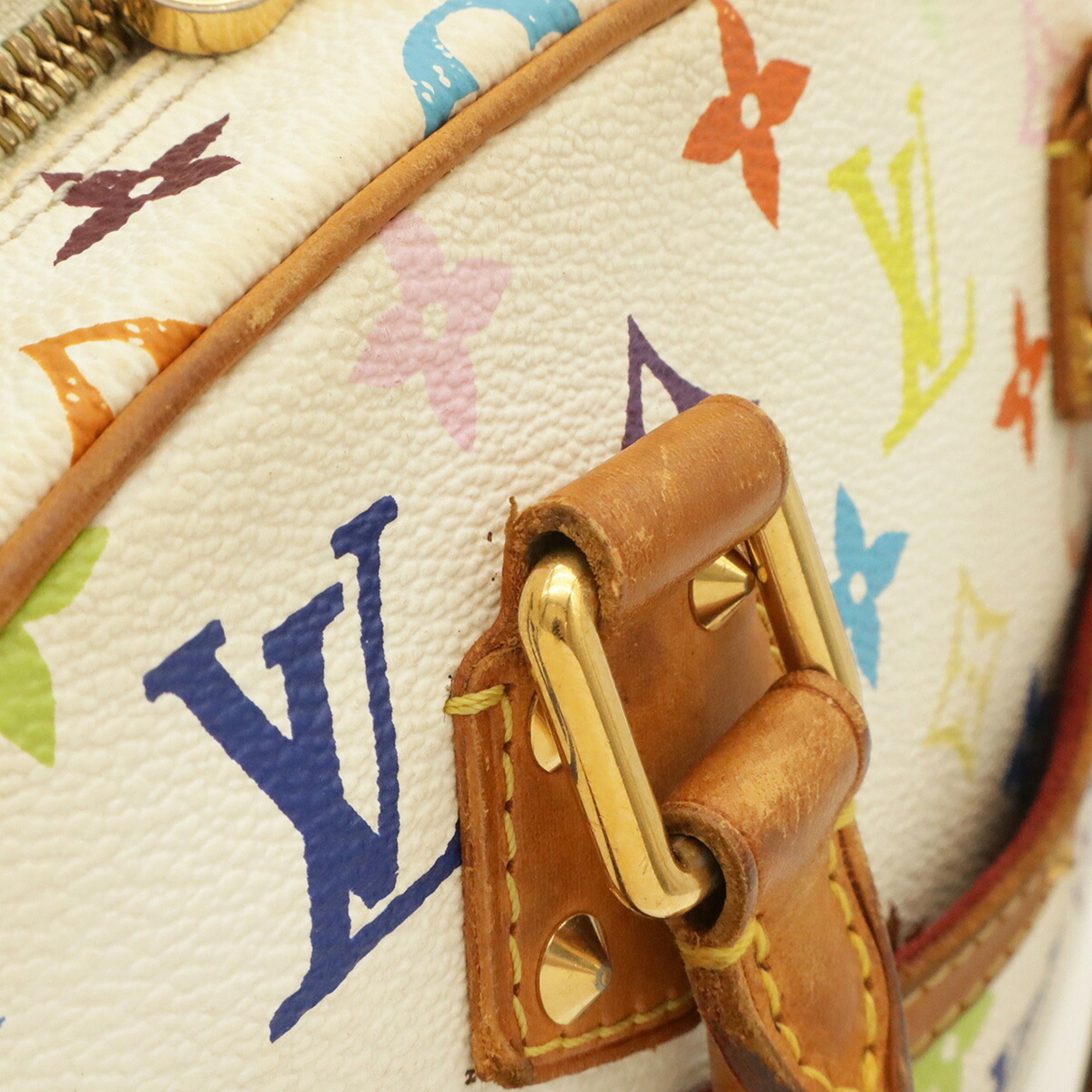 Louis Vuitton Blanc Monogram Multi-Color White Monogram Multicolore Handbag (Pre-Owned)