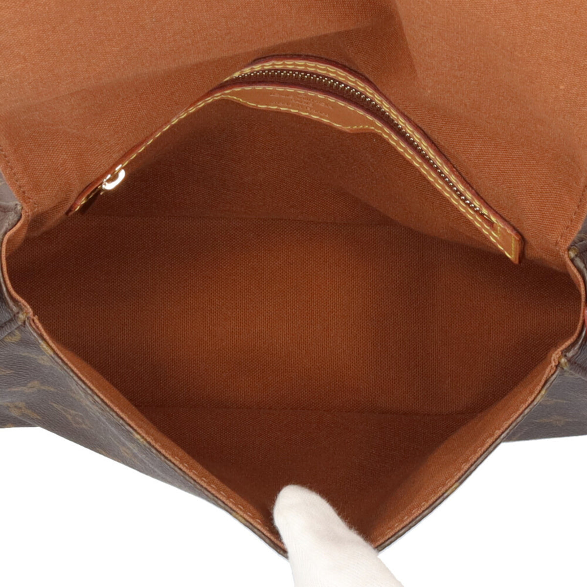 Louis Vuitton Brown Monogram Canvas Handbag (Pre-Owned)