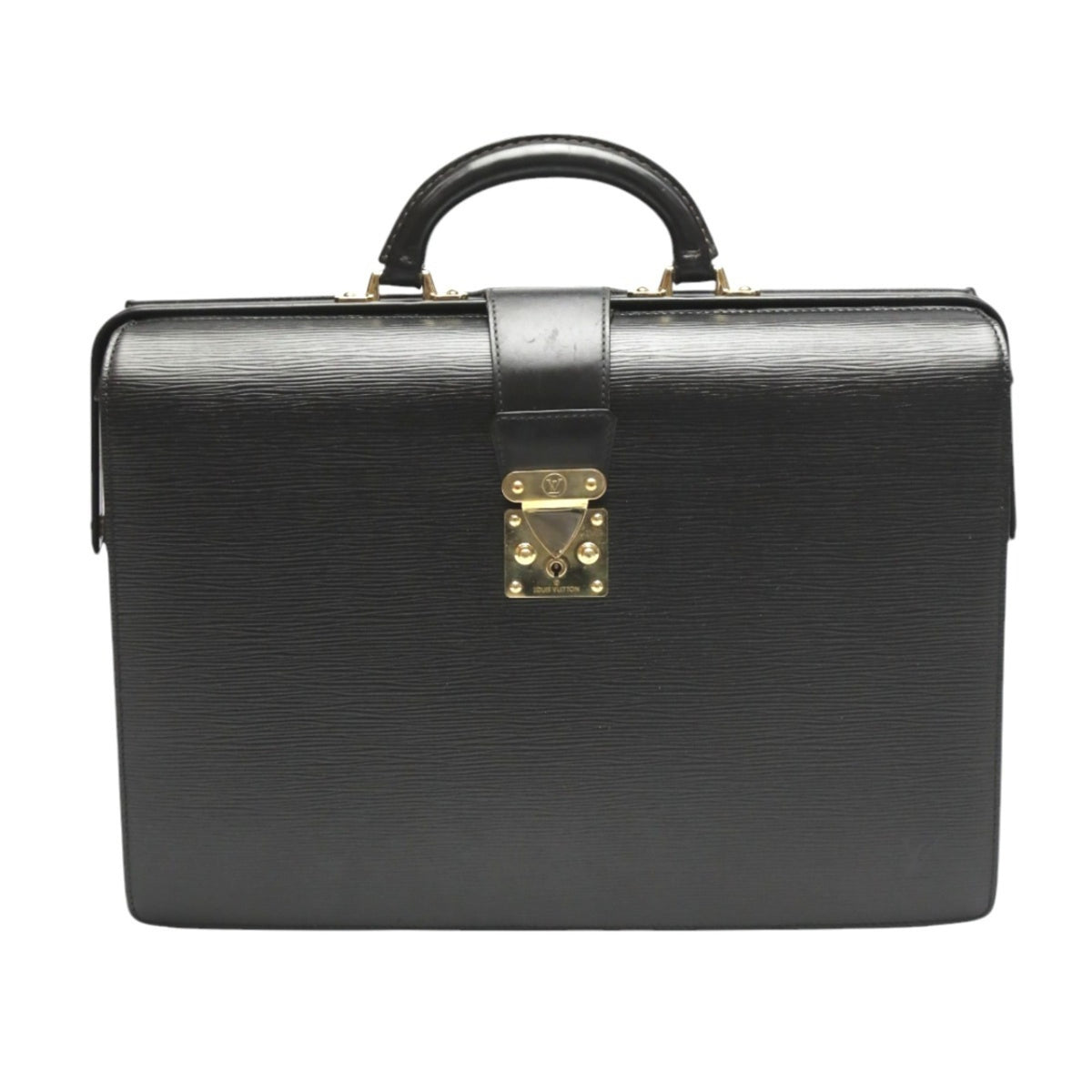 Louis Vuitton Epi Black Epi Leather Briefcase (Pre-Owned)