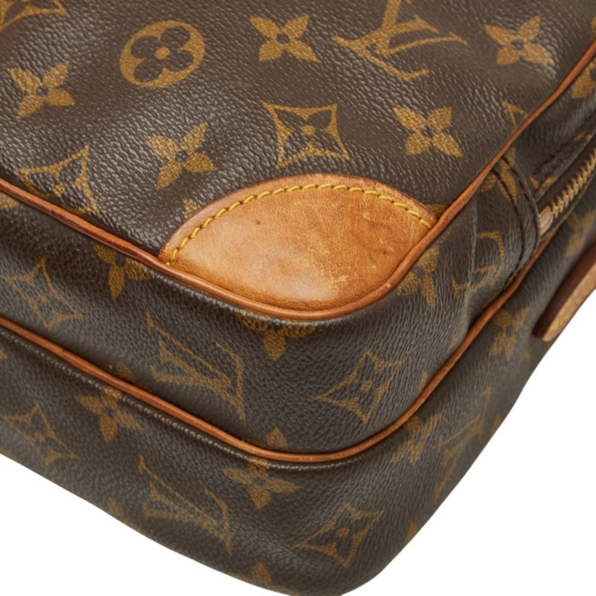 Louis Vuitton Brown Pvc Leather Shoulder Bag (Pre-Owned)