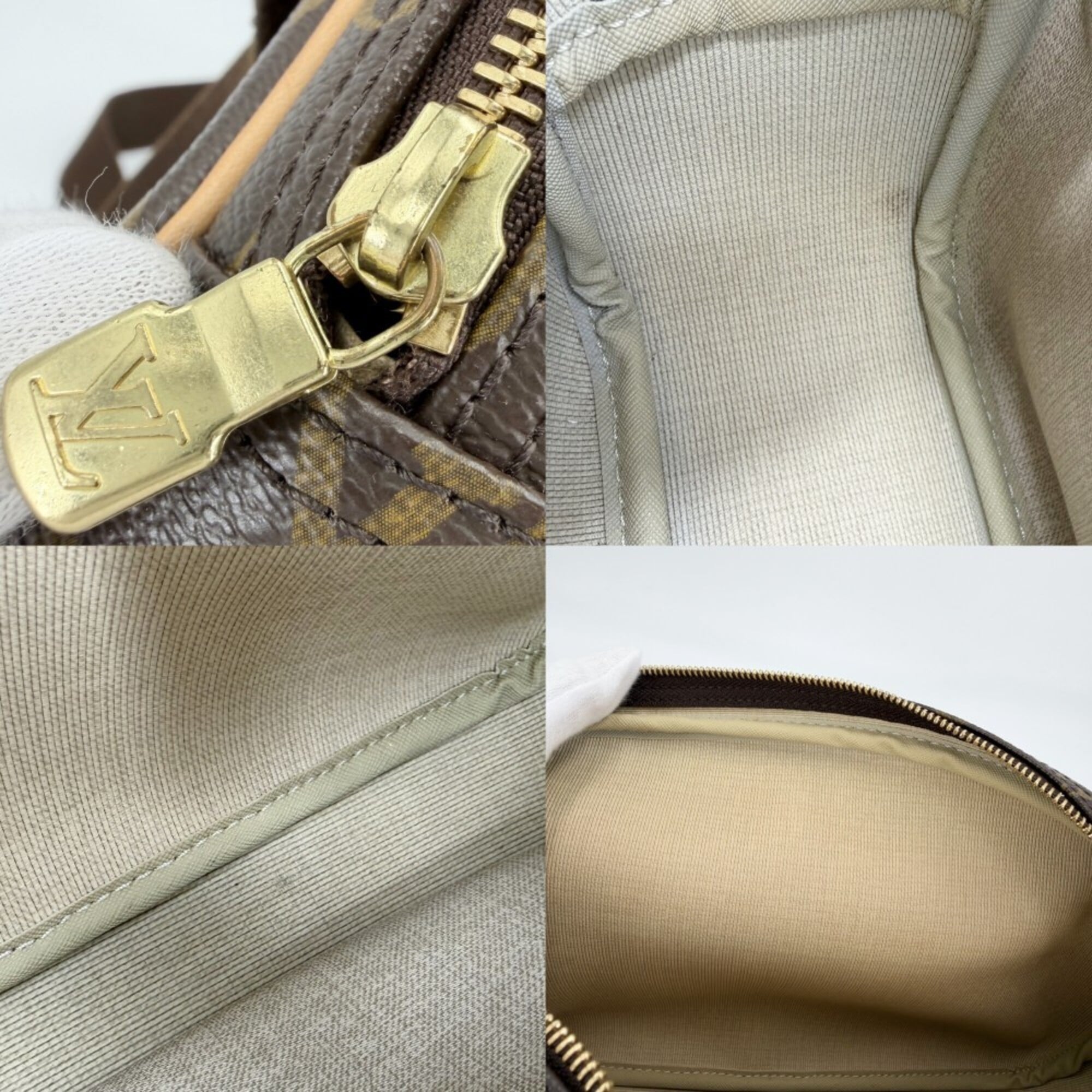 Louis Vuitton Brown Monogram Shoulder Bag (Pre-Owned)