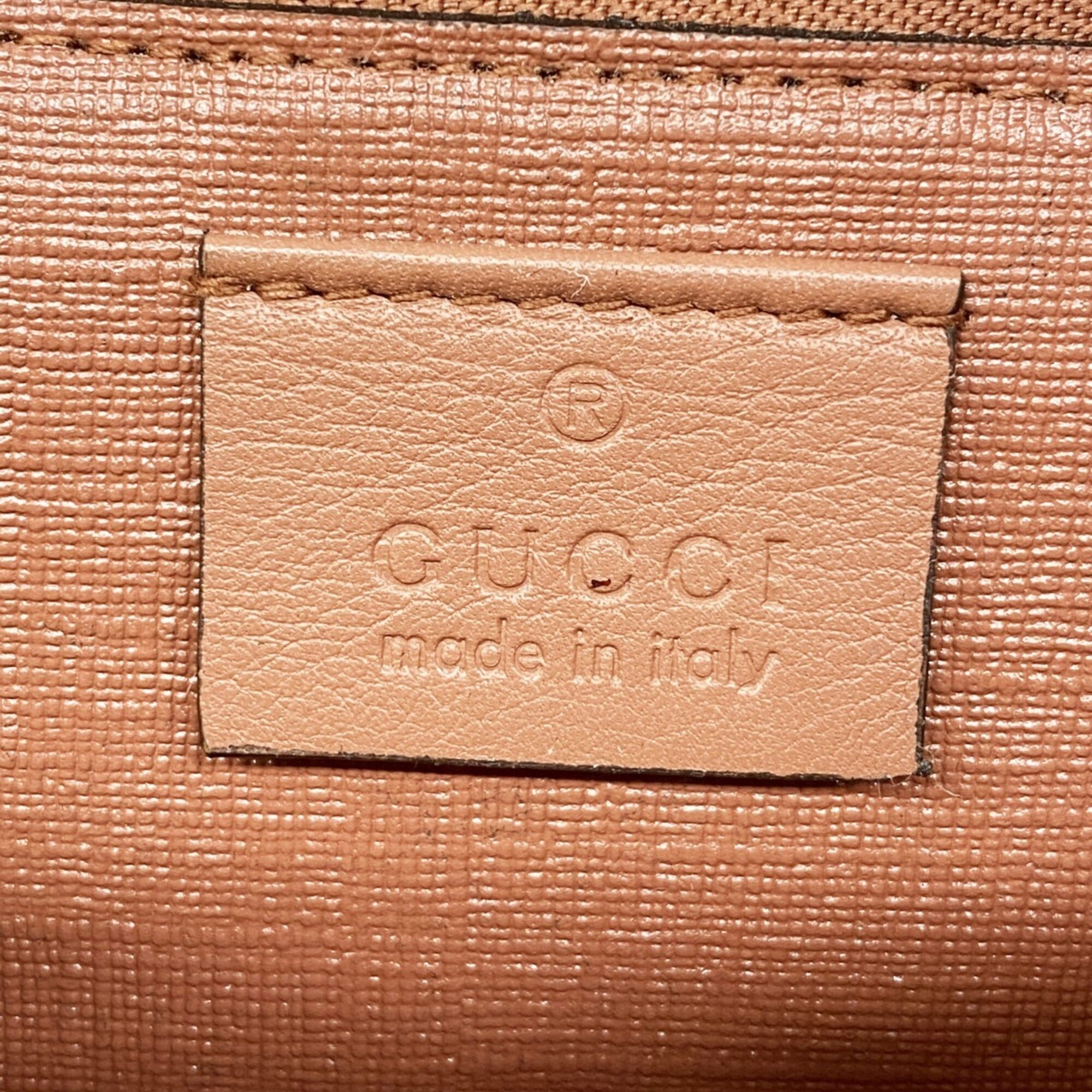 Gucci Brown Pvc Long Wallet (Bi-Fold) (Pre-Owned)